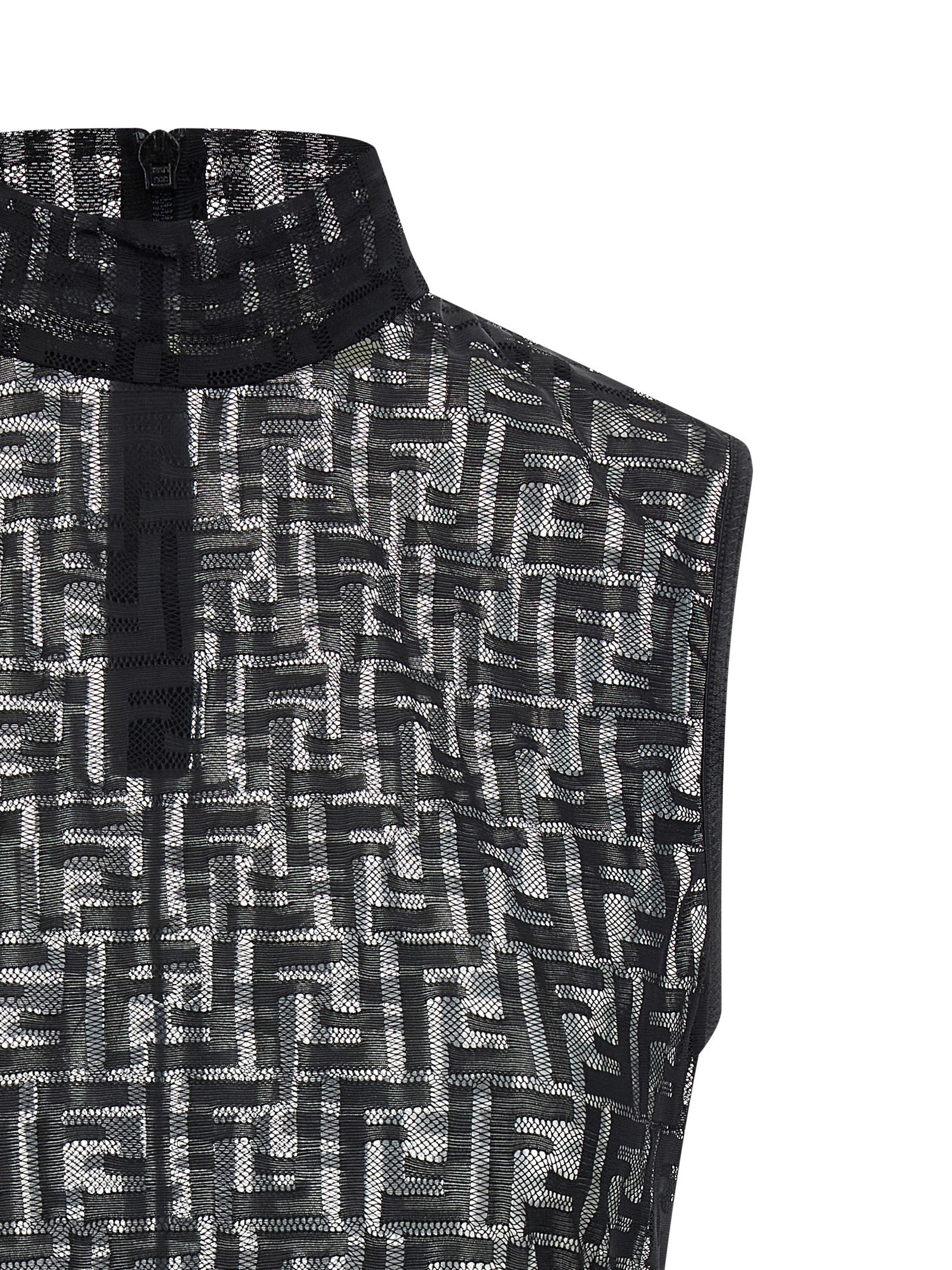 Fendi 'Ff' Lace Top