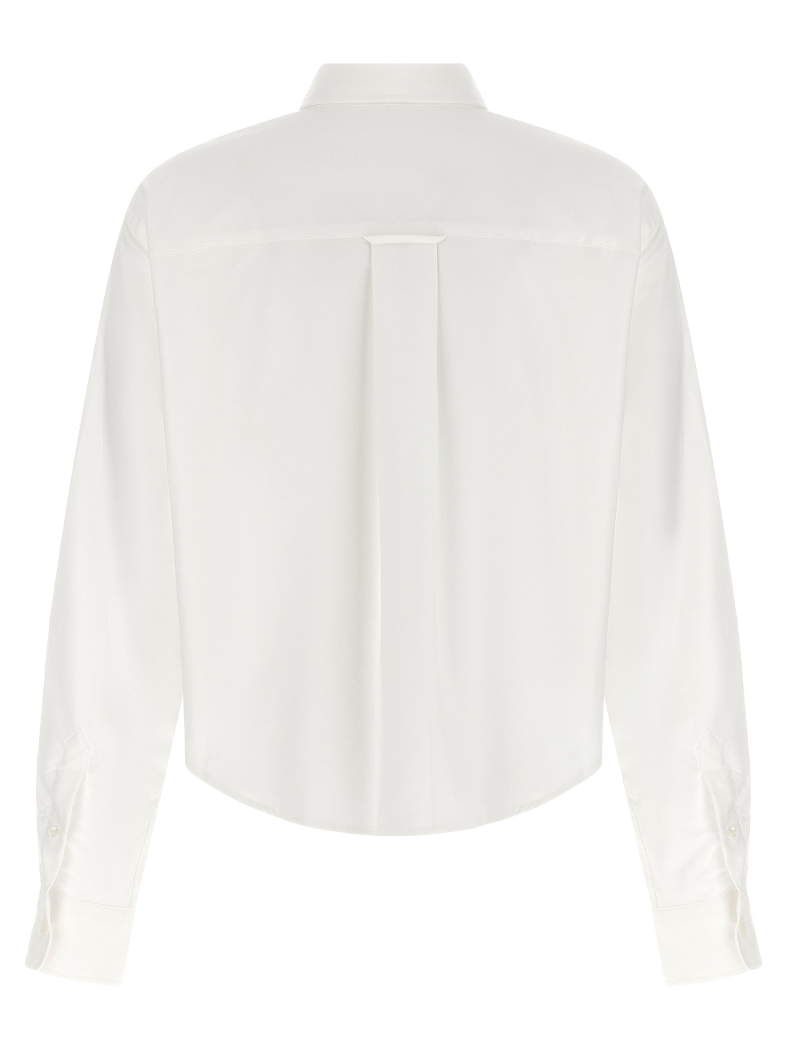Ami Paris 'Ami De Coeur' Cropped Shirt