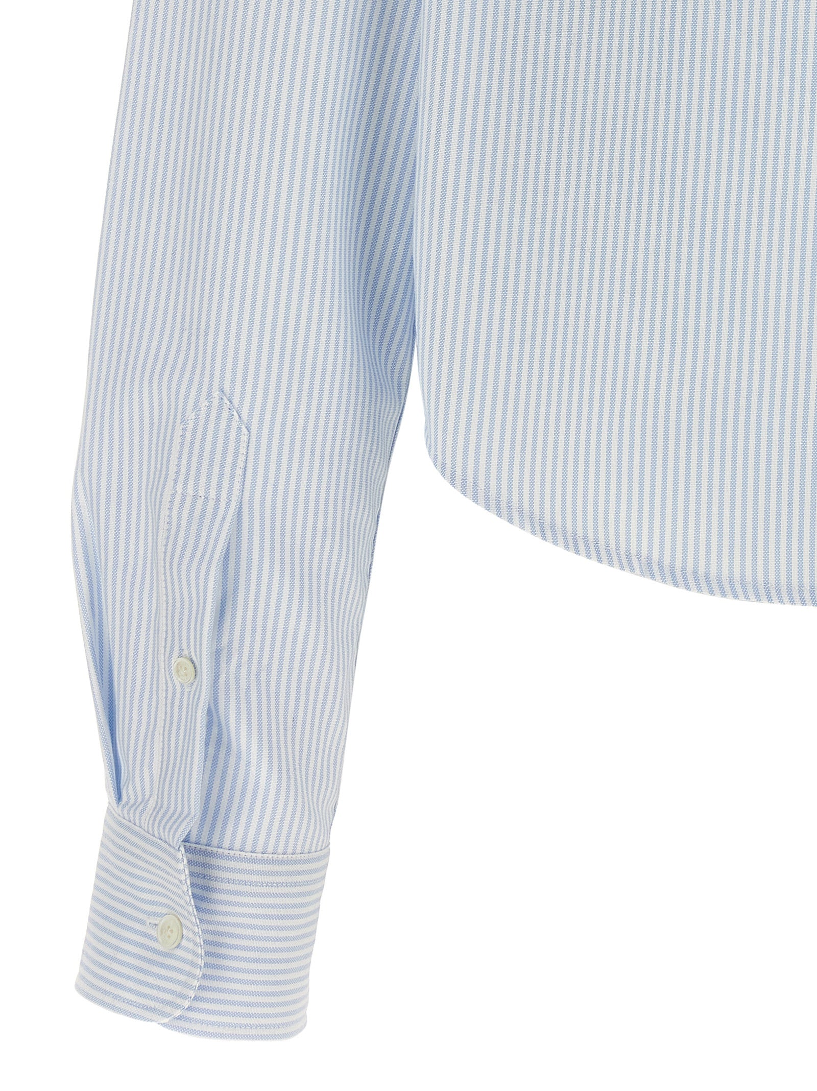 Ami Paris 'Ami De Coeur' Cropped Shirt