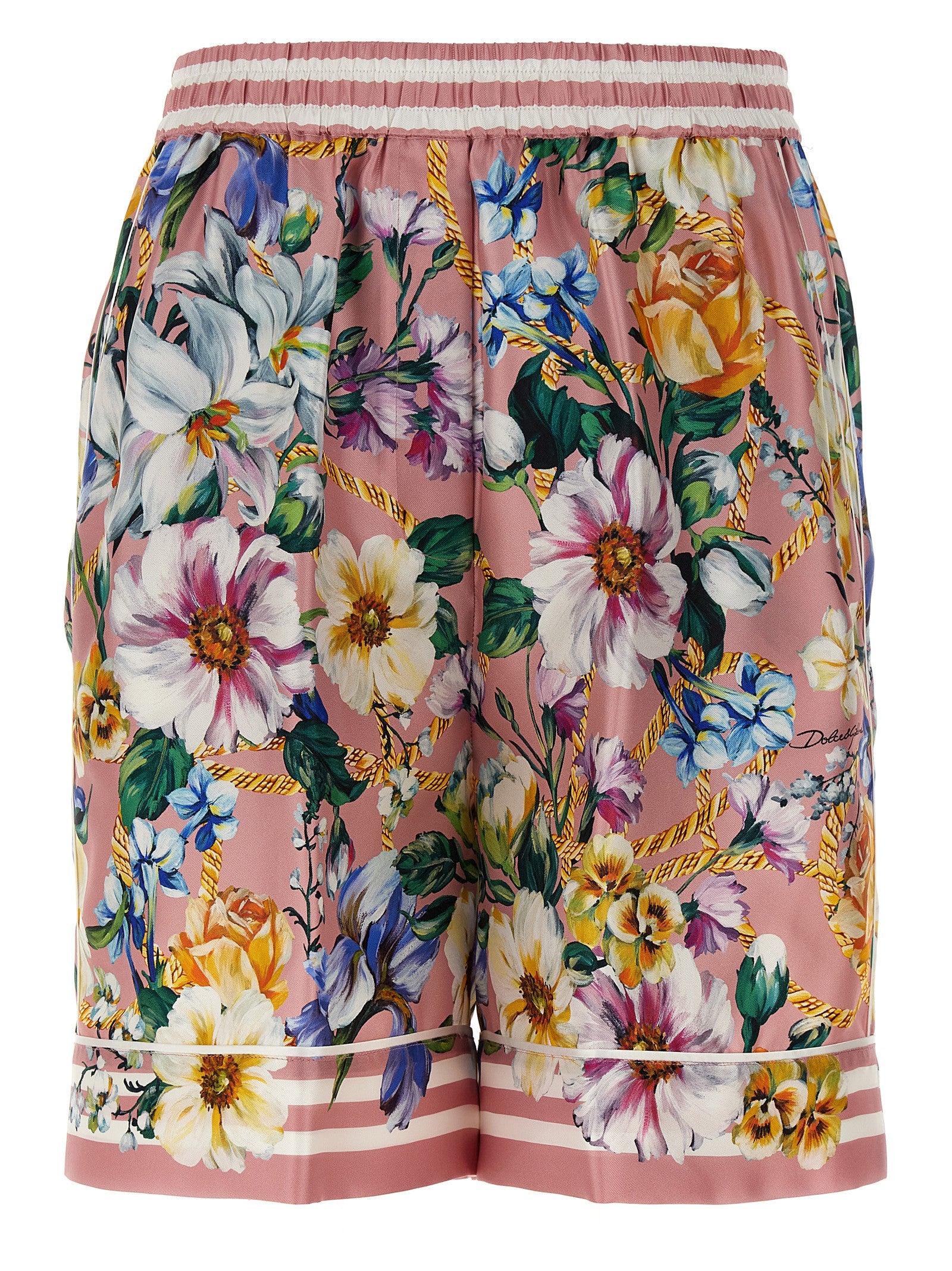 Dolce & Gabbana Floral Bermuda Shorts