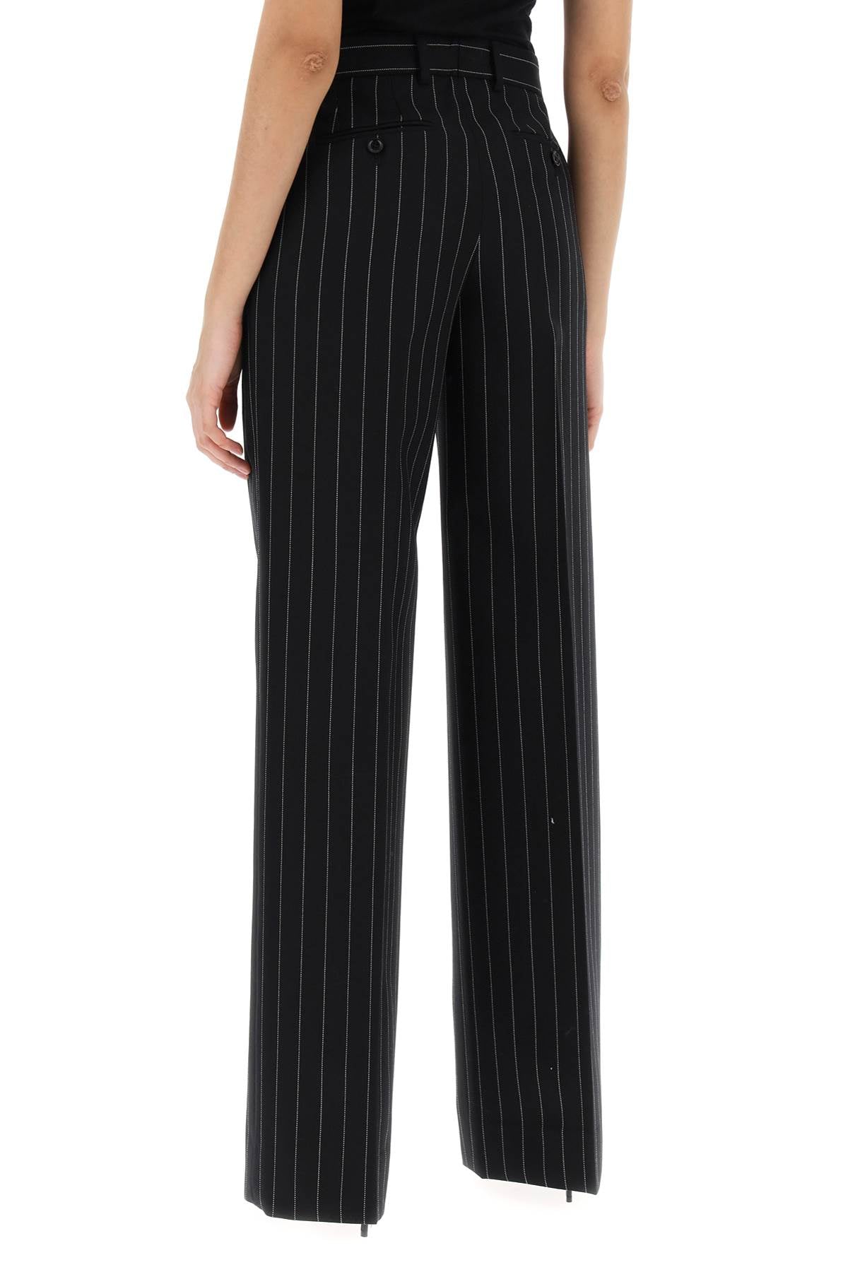 Dolce & Gabbana Striped Flare Leg Pants