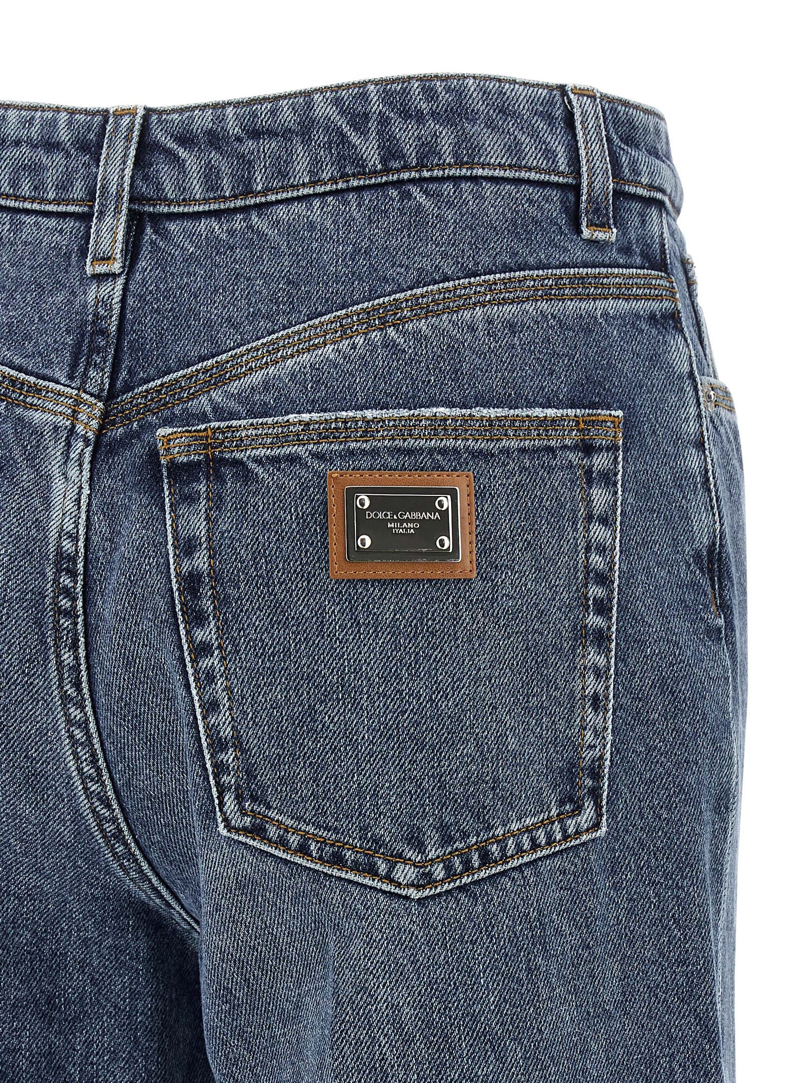 Dolce & Gabbana Logo Tag Jeans