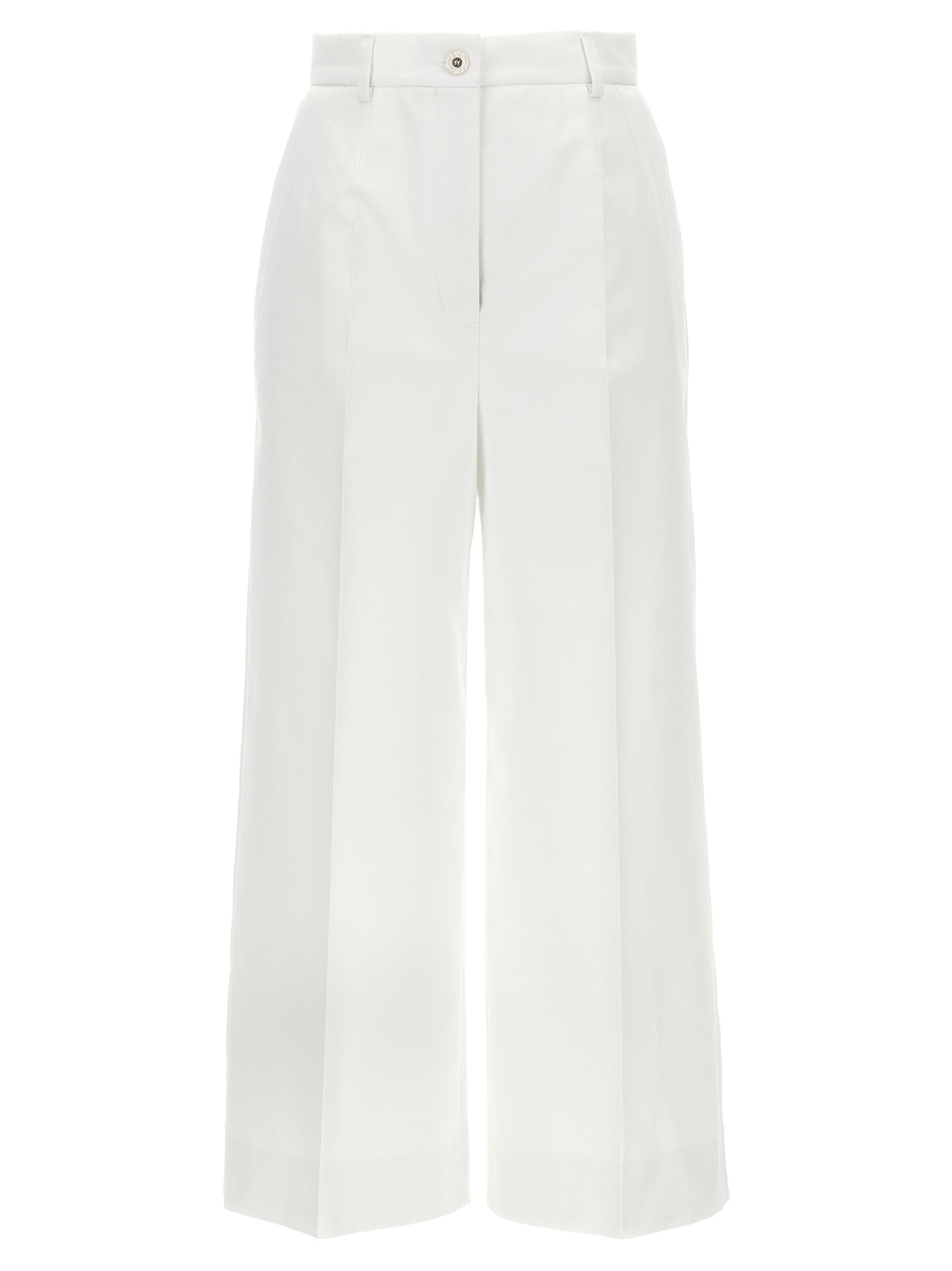 Dolce & Gabbana High Waist Cotton Pants