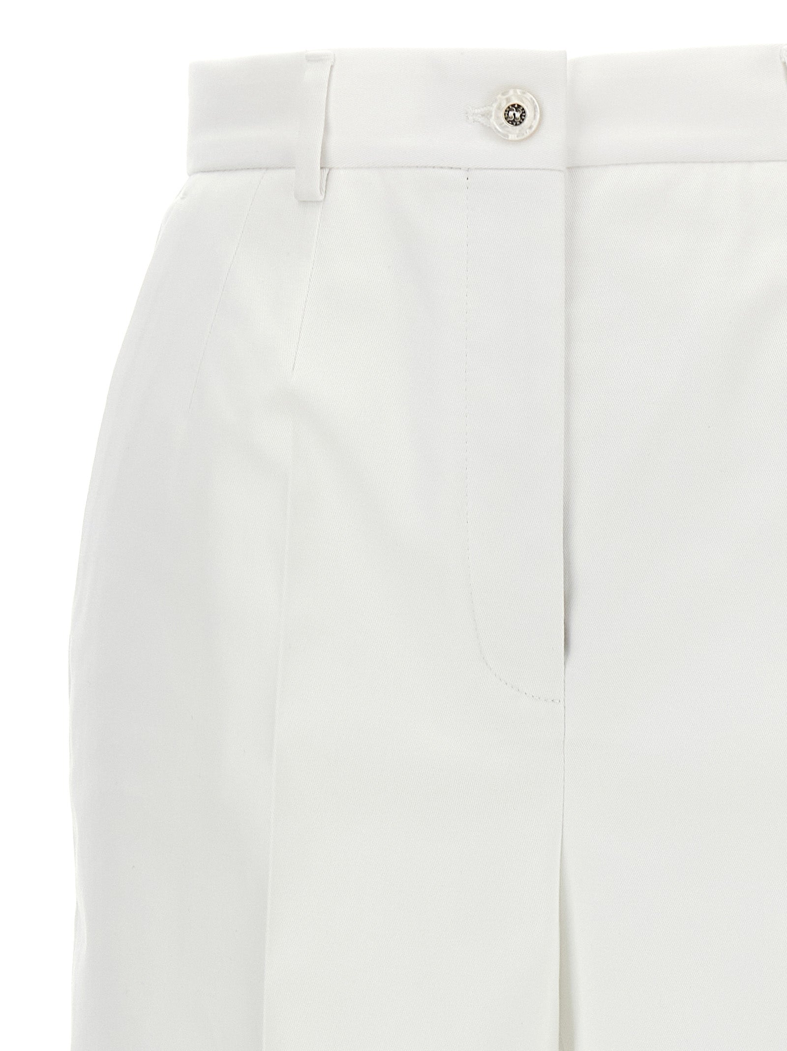Dolce & Gabbana High Waist Cotton Pants
