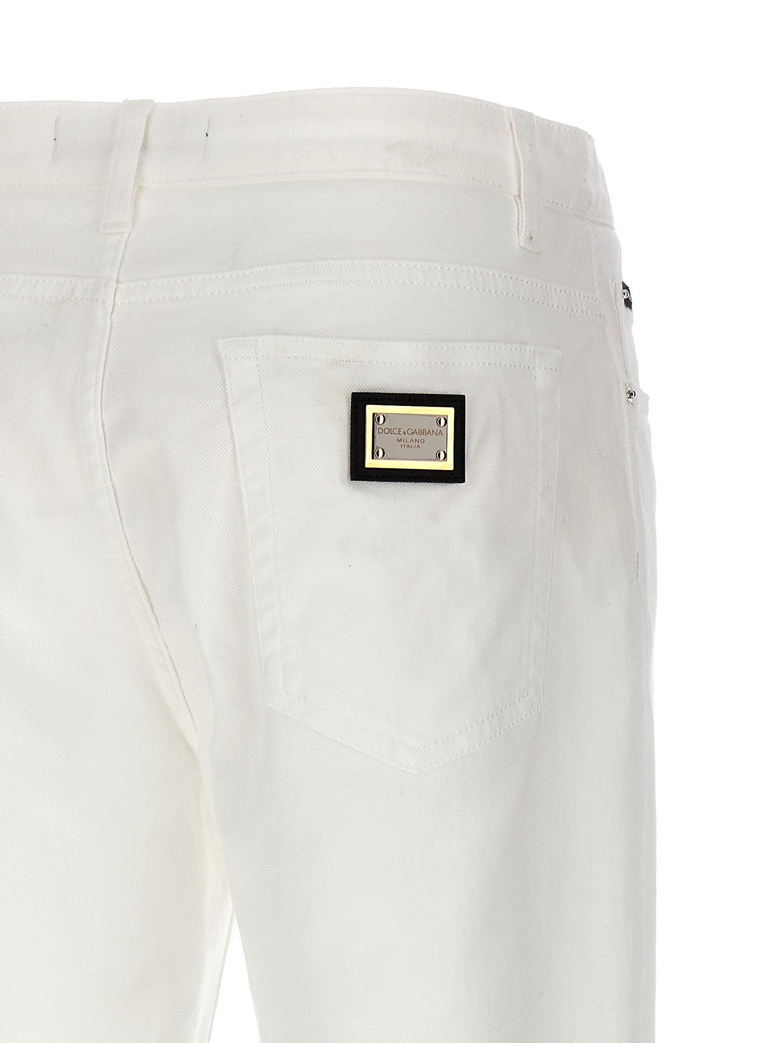 Dolce & Gabbana Logo Plaque Jeans