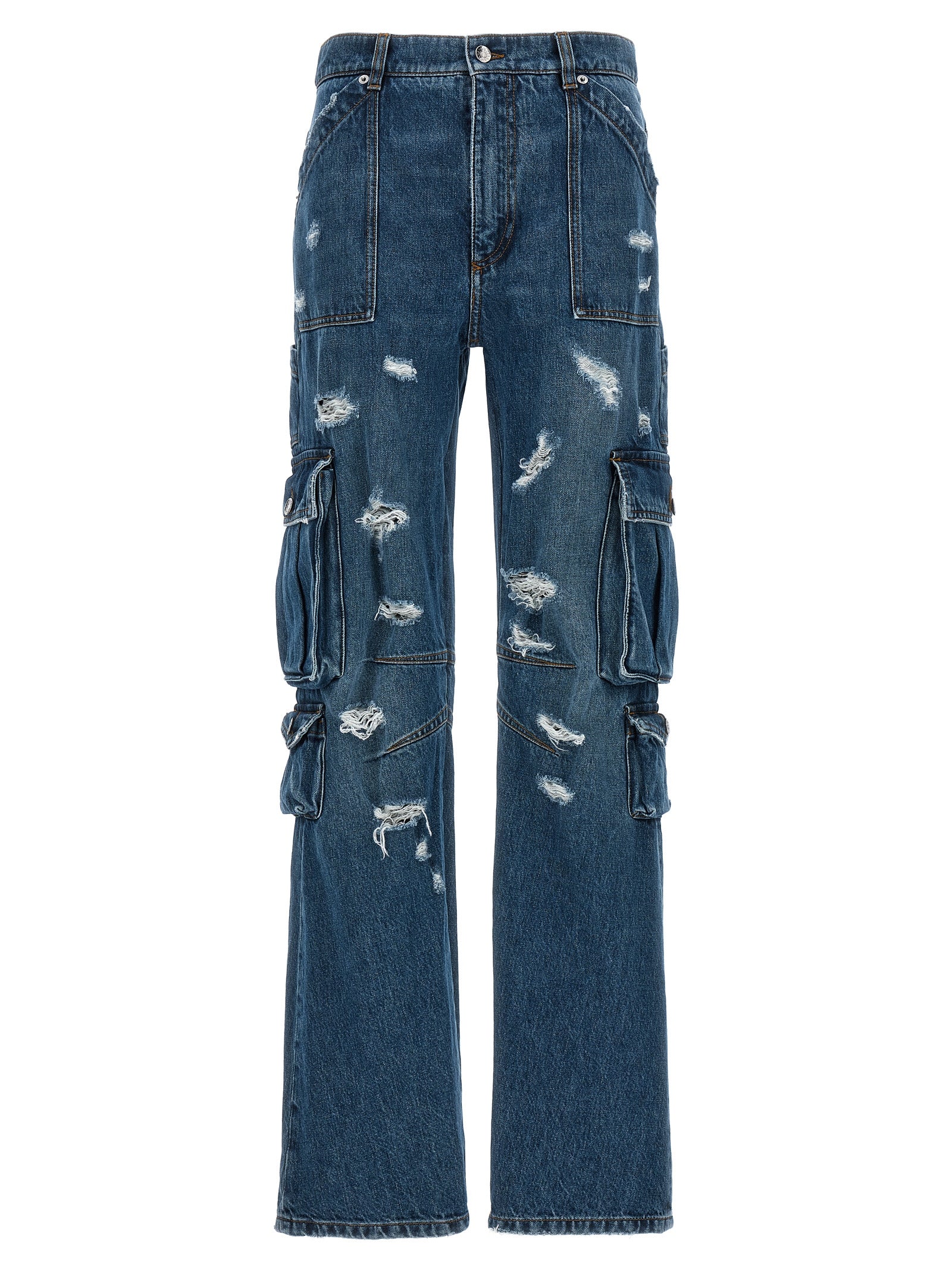 Dolce & Gabbana Used Effect Cargo Jeans