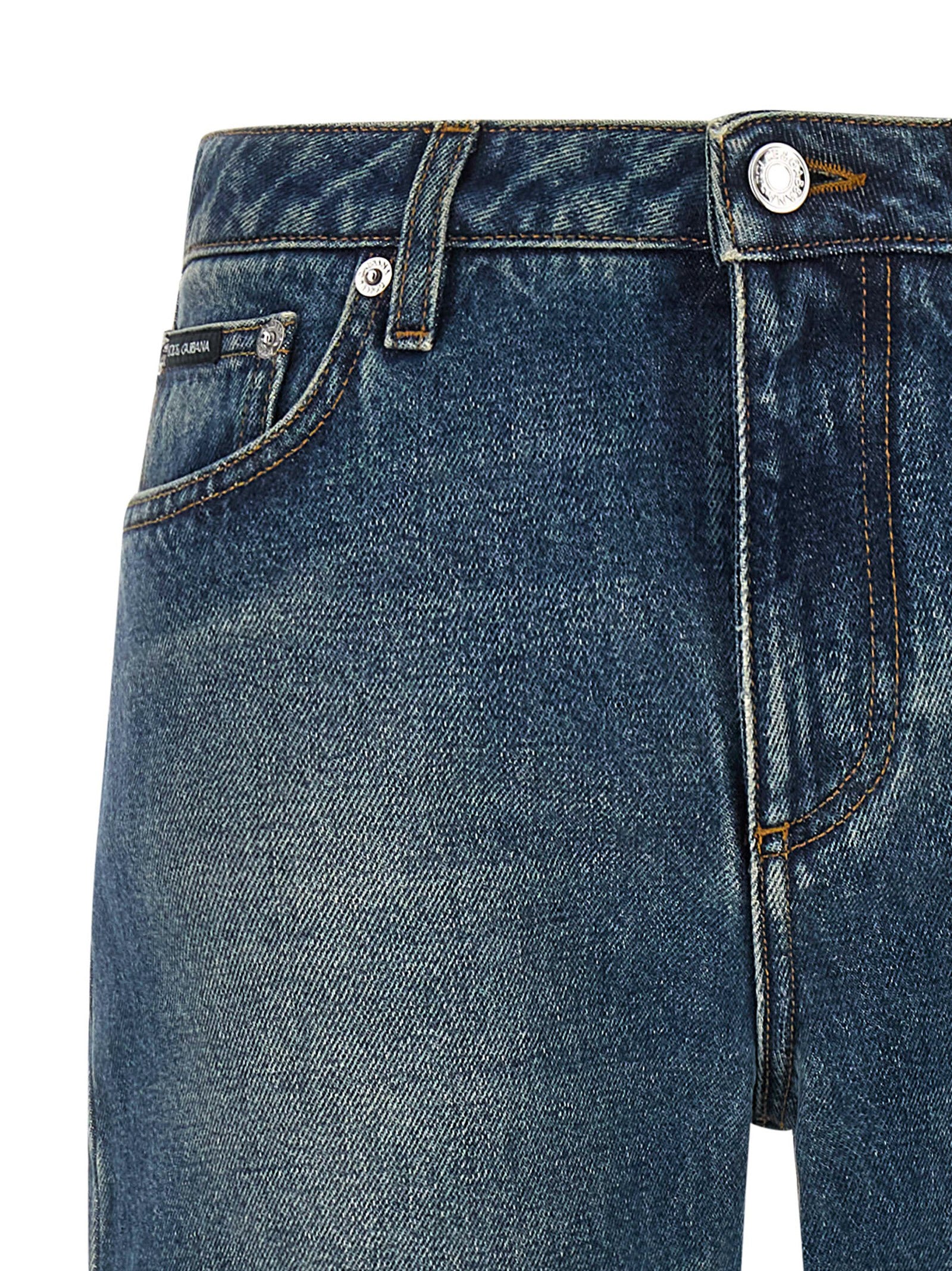 Dolce & Gabbana Logo Tag Jeans