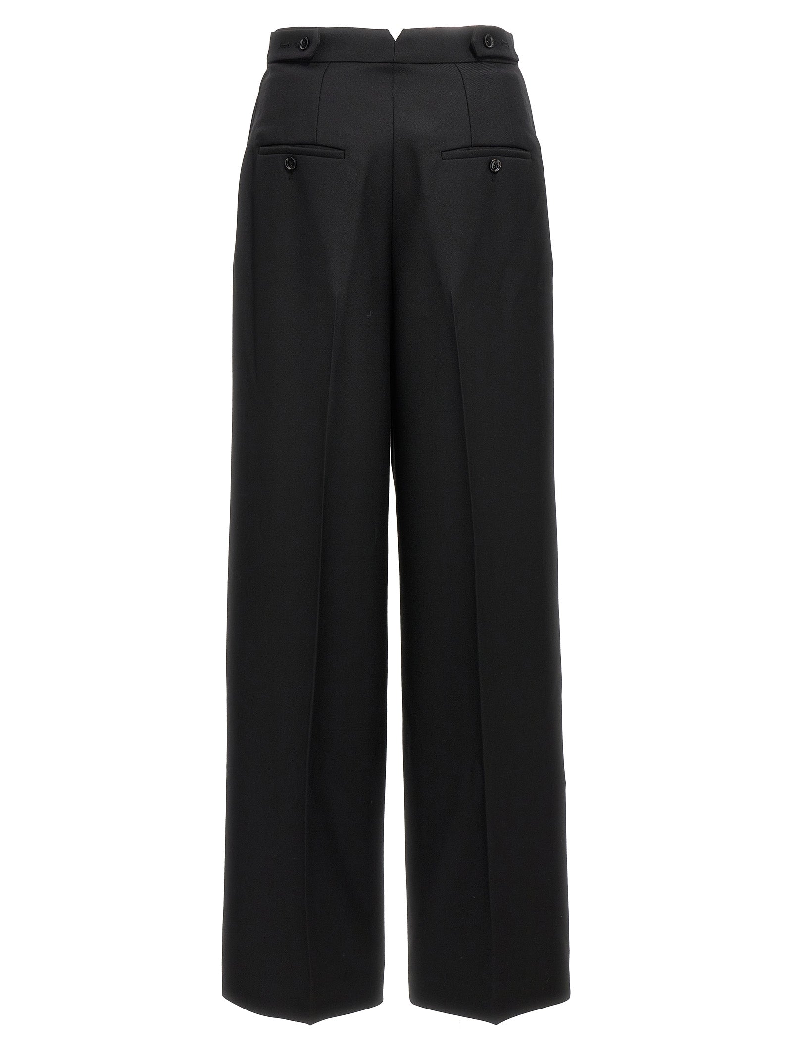 Ami Paris Pin Tuck Trousers