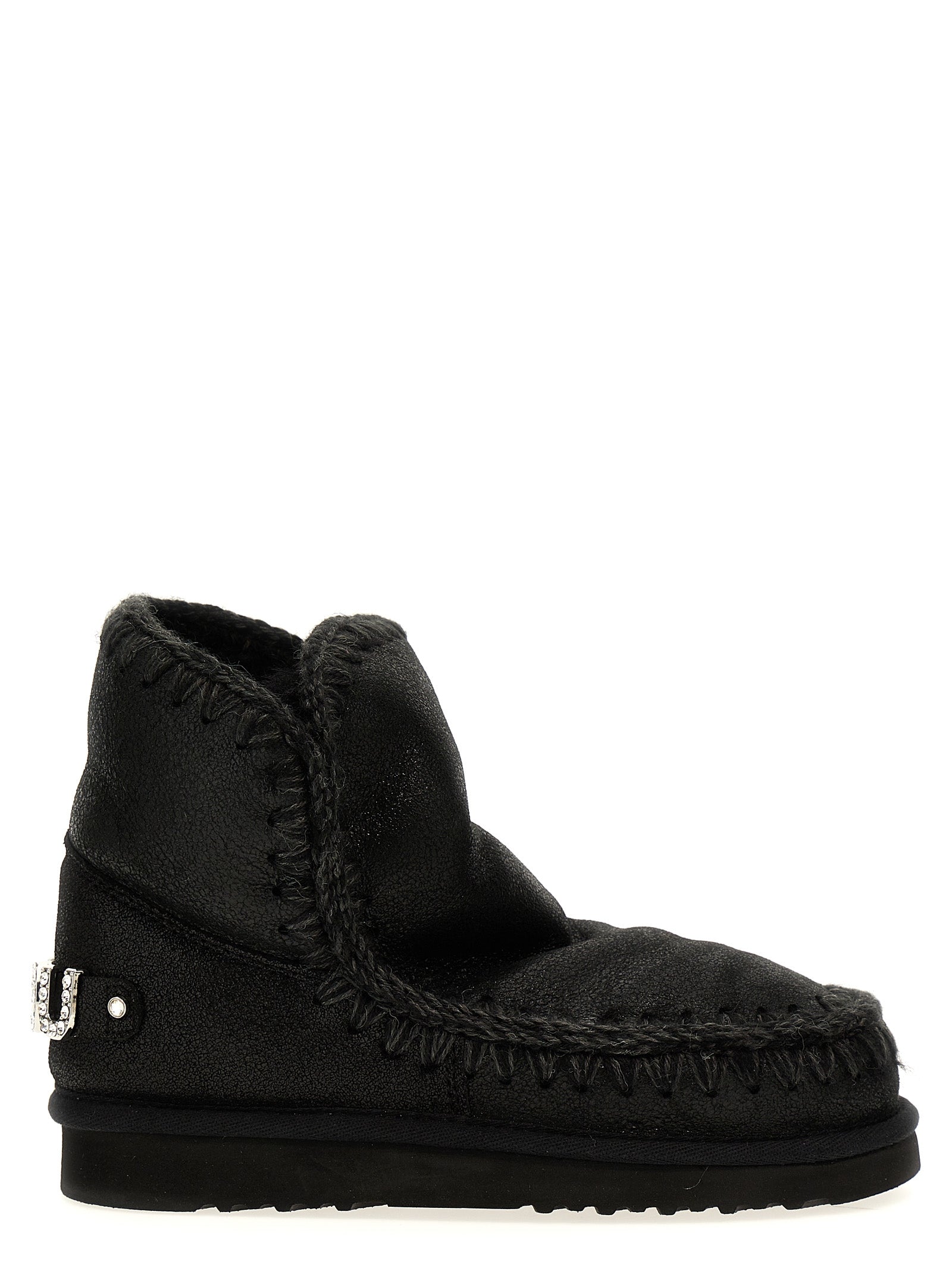 Mou 'Eskimo 18 Rhinestone Logo' Ankle Boots