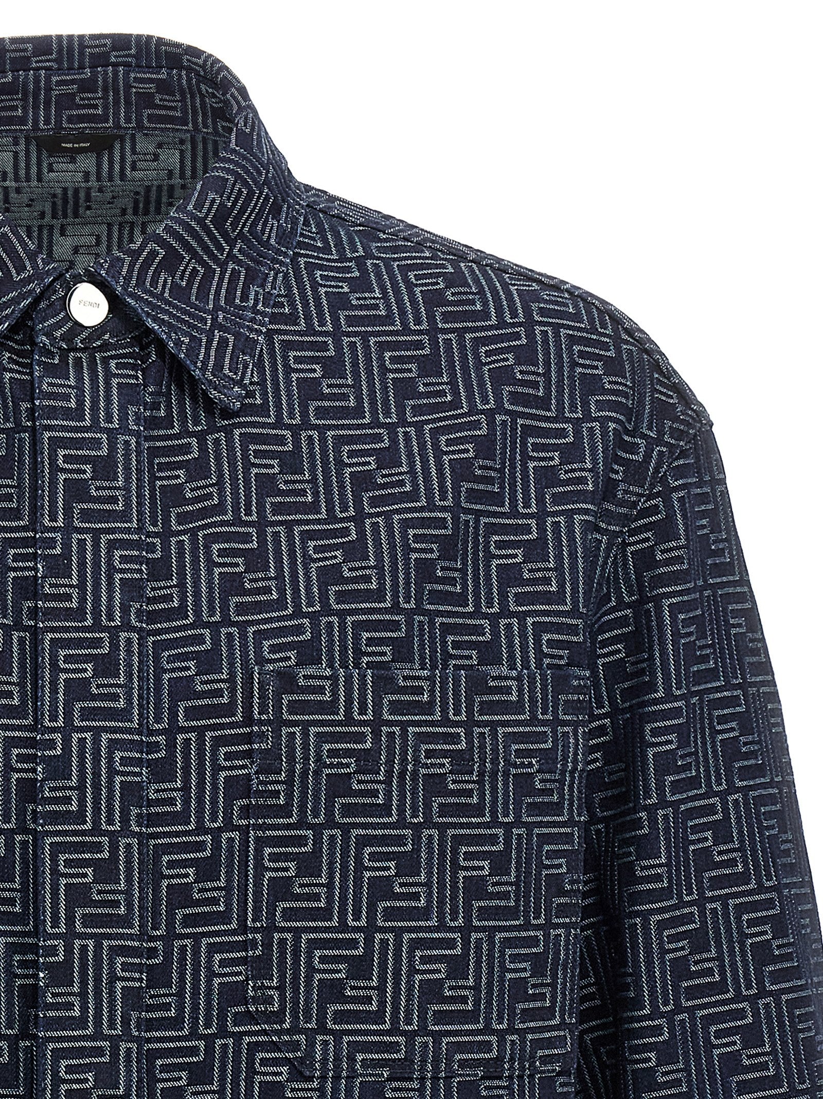 Fendi Overshirt Denim Ff