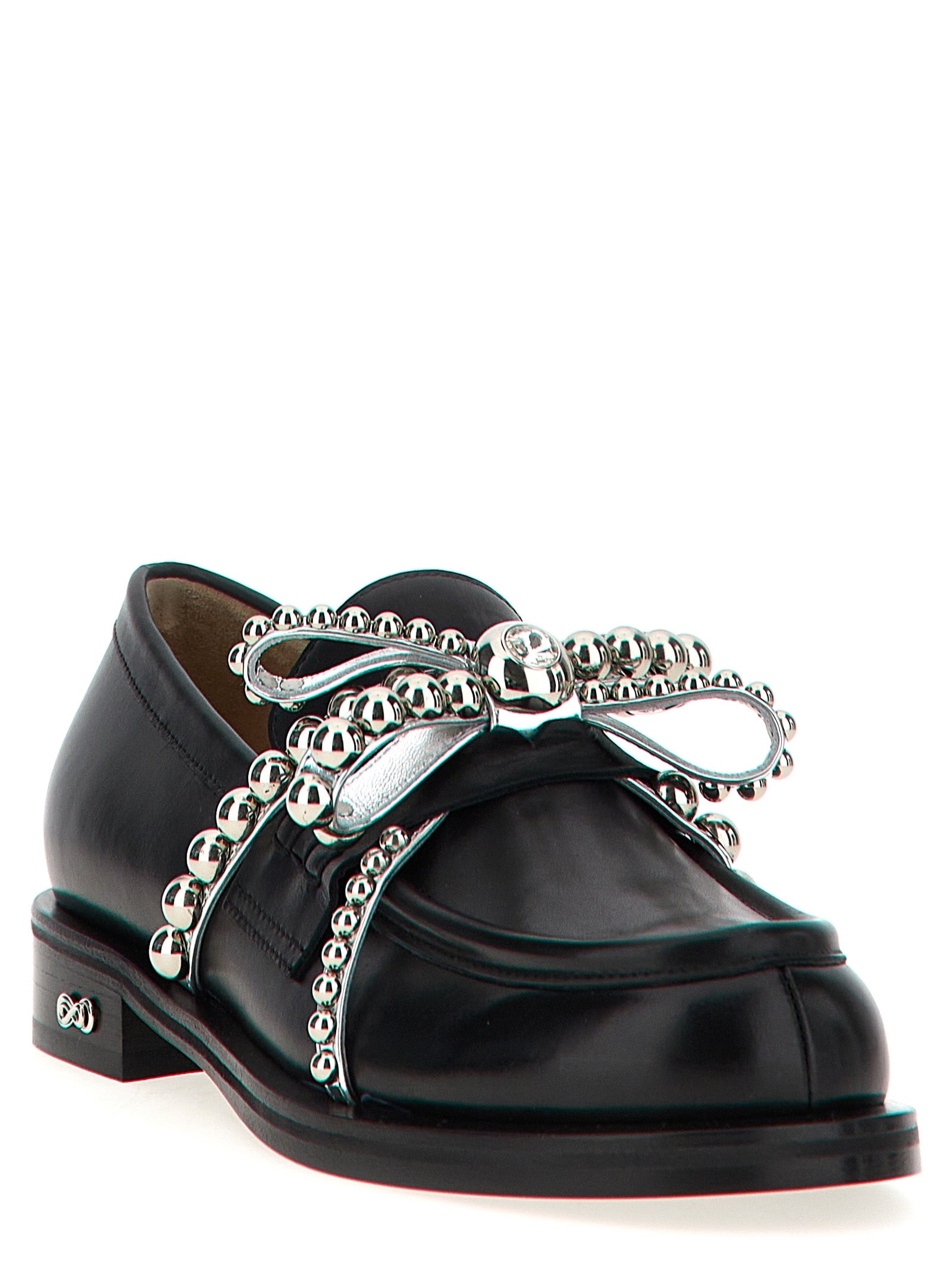 Mach & Mach 'Crystal Studs' Loafers