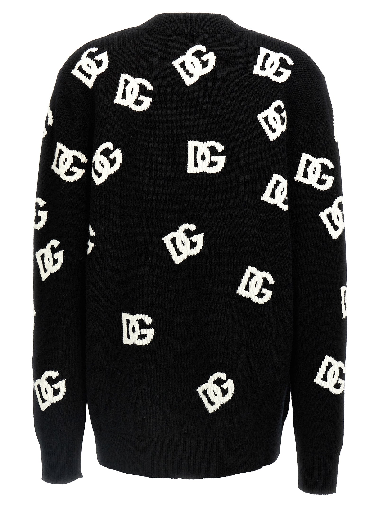 Dolce & Gabbana Jacquard Logo Cardigan