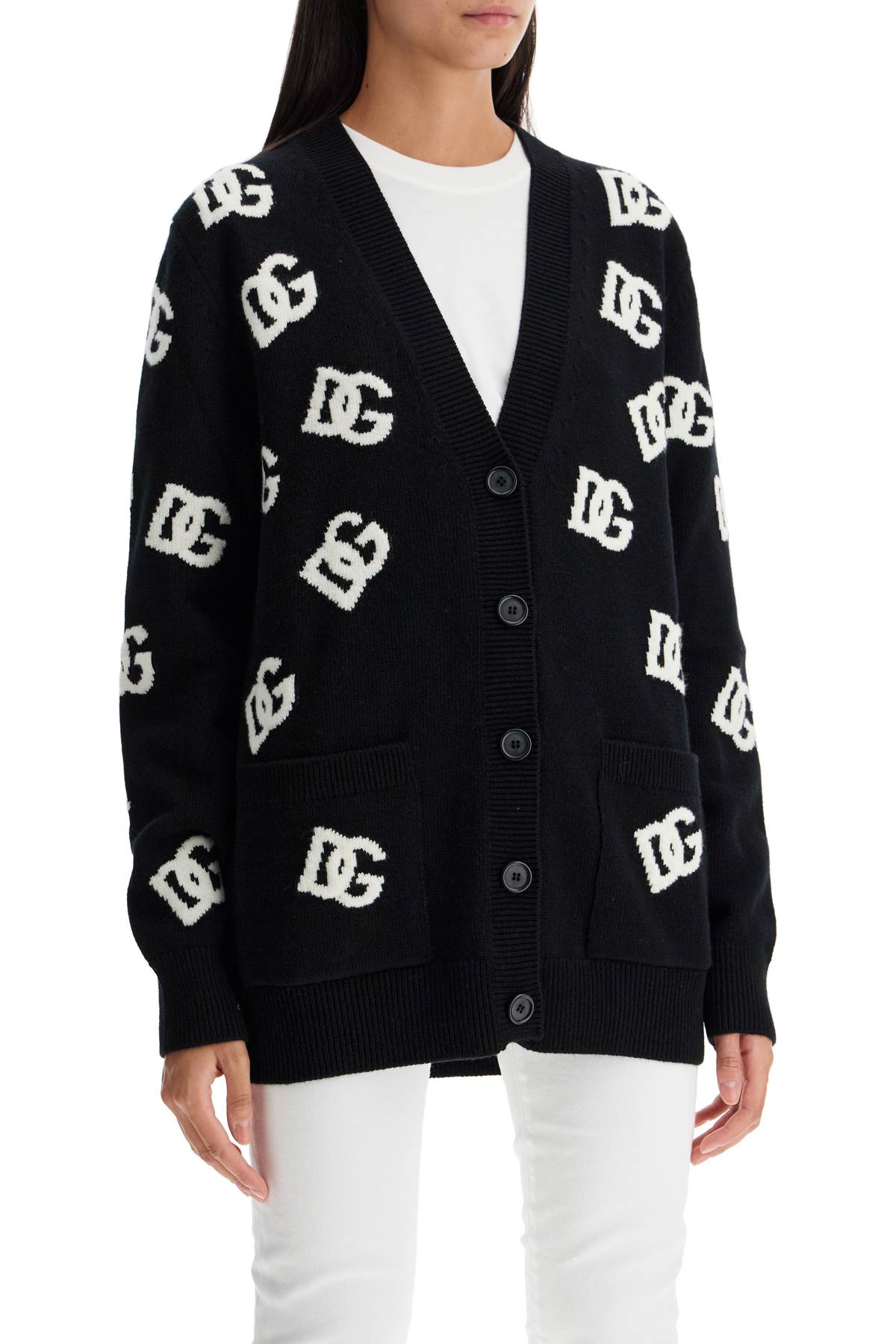 Dolce & Gabbana Woolen Dg Cardigan