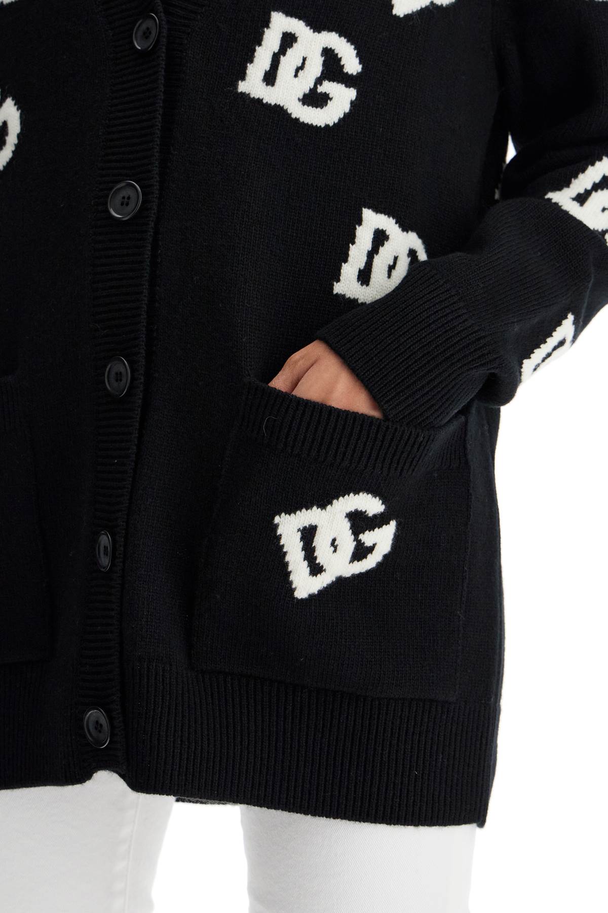 Dolce & Gabbana Woolen Dg Cardigan