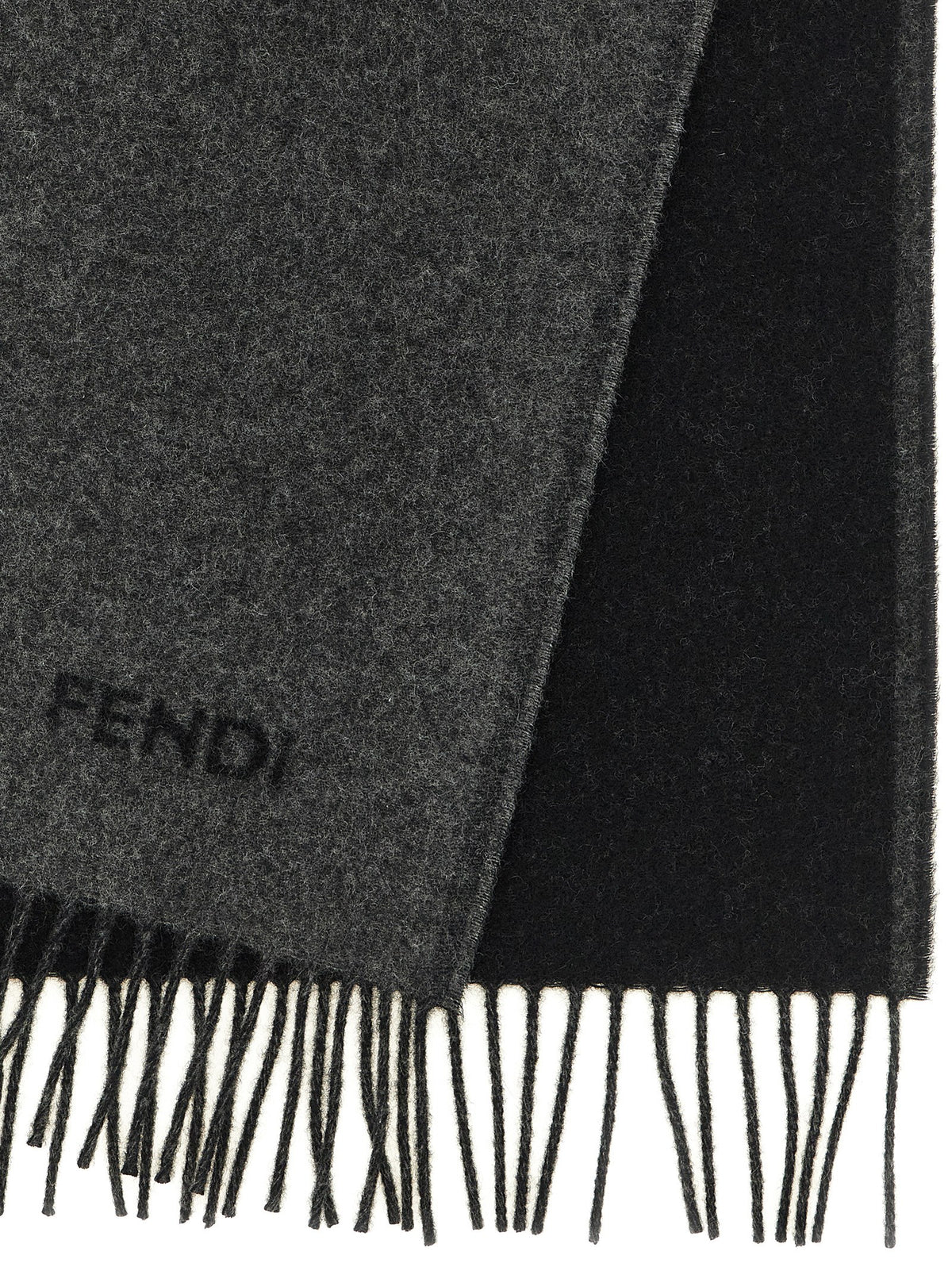 Fendi Double-Sided Long Scarf