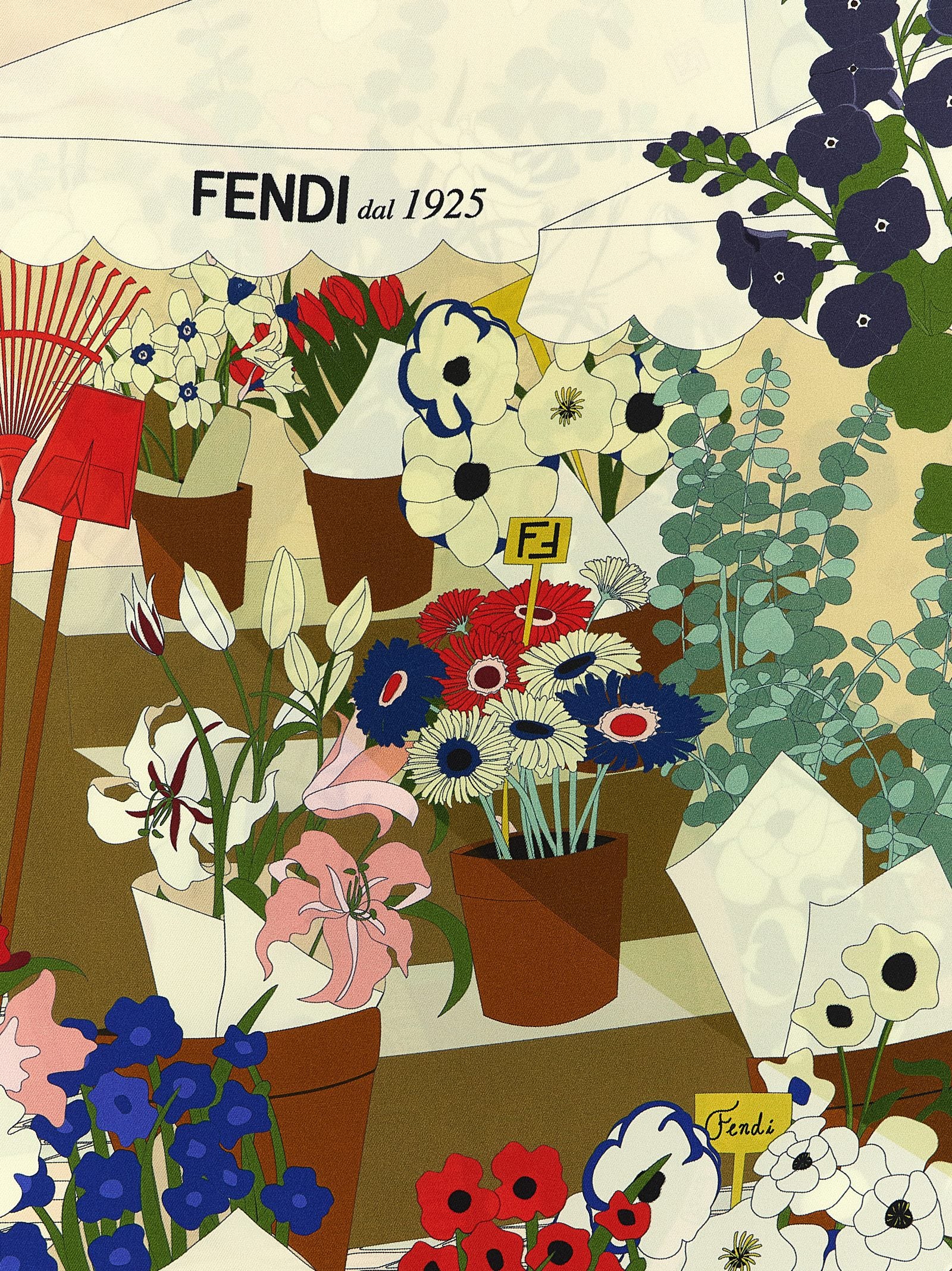 Fendi 'Fendi Florist' Scarf