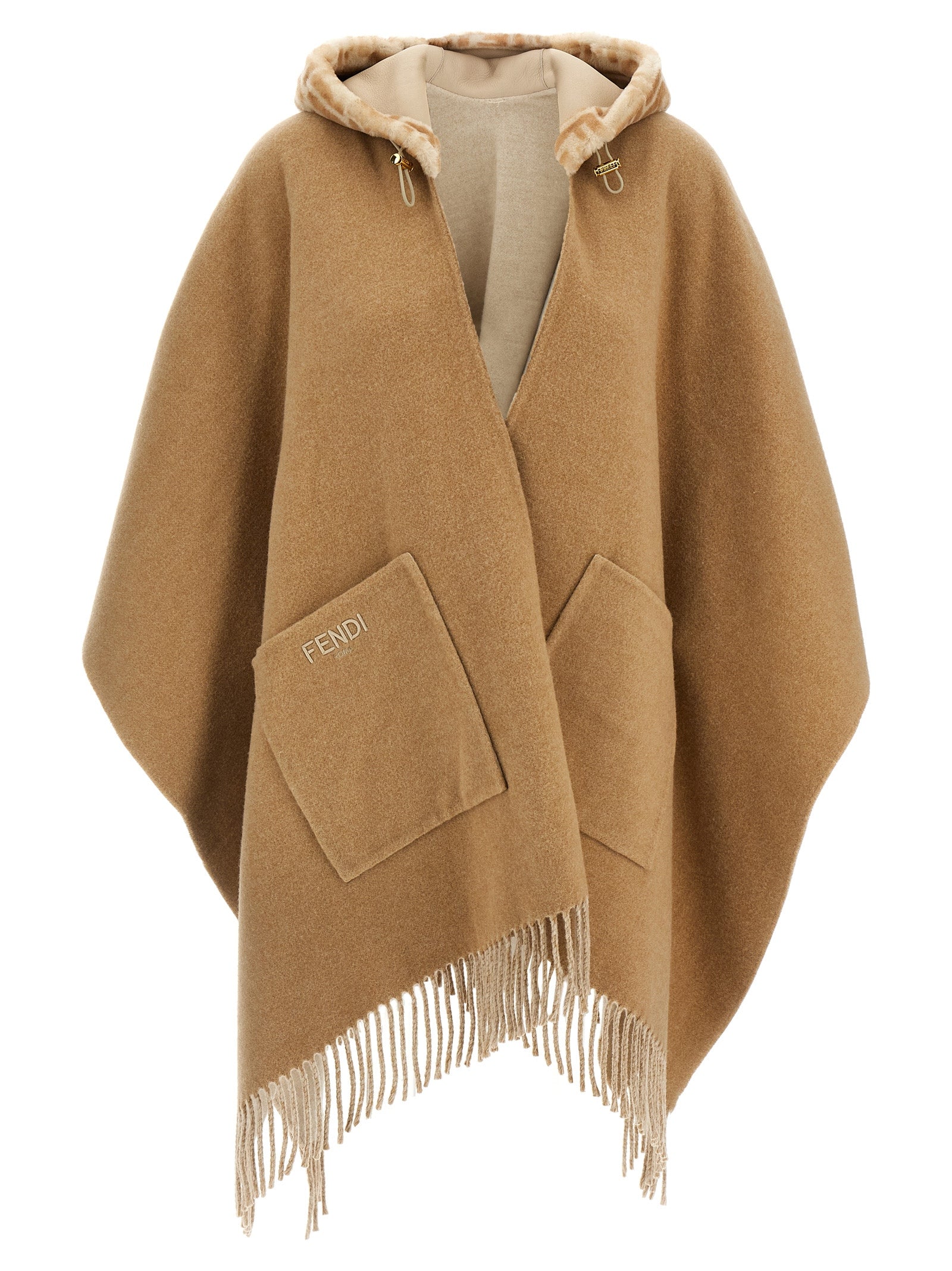 Fendi 'Wo/Ws' Poncho