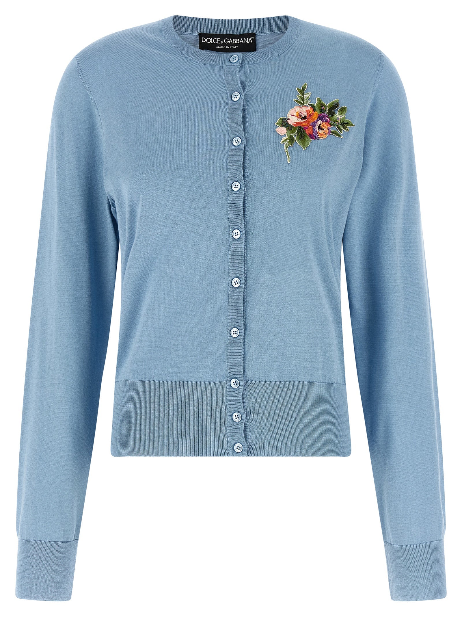 Dolce & Gabbana Floral Embroidery Cardigan