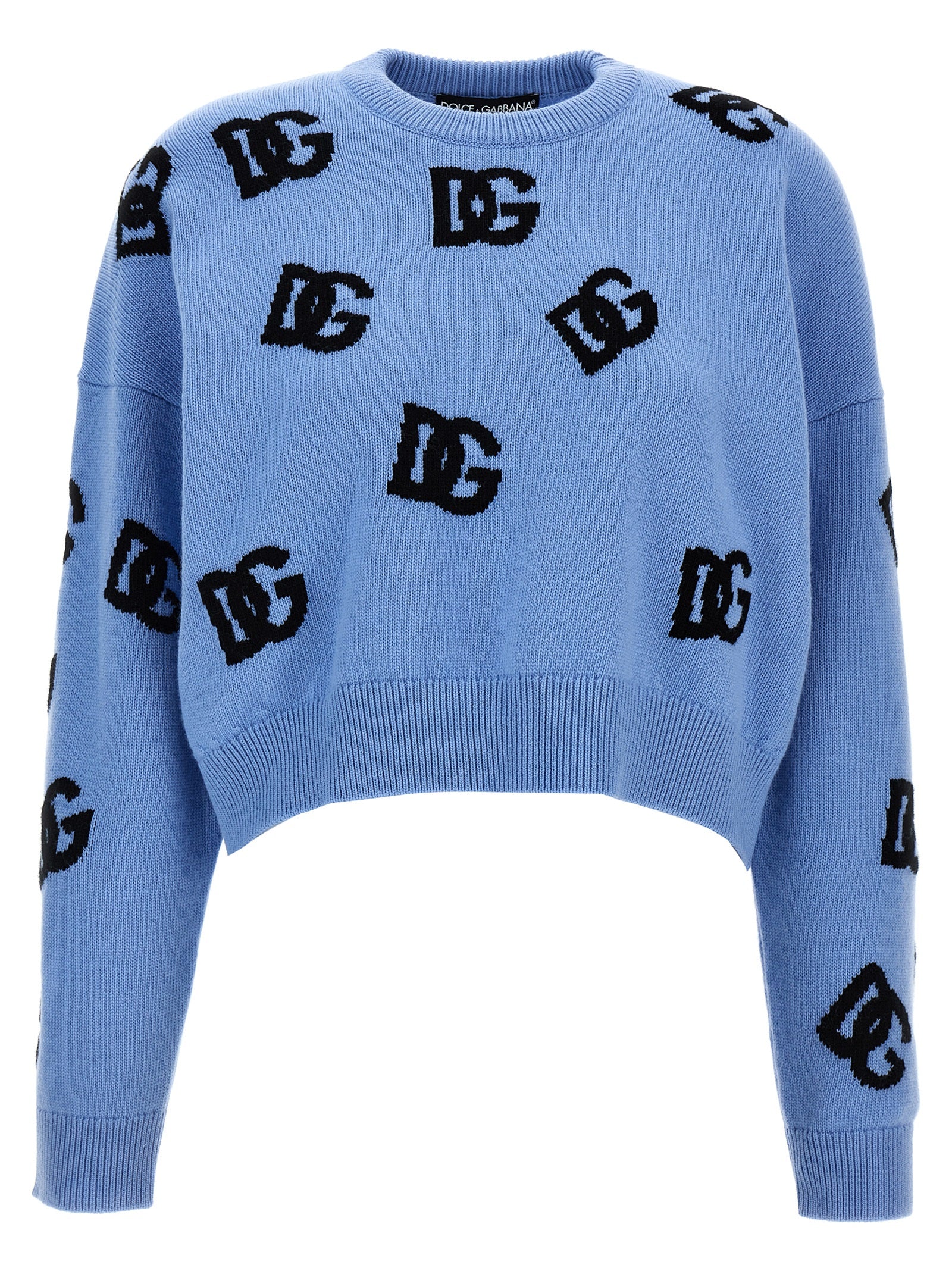 Dolce & Gabbana Jacquard Logo Sweater