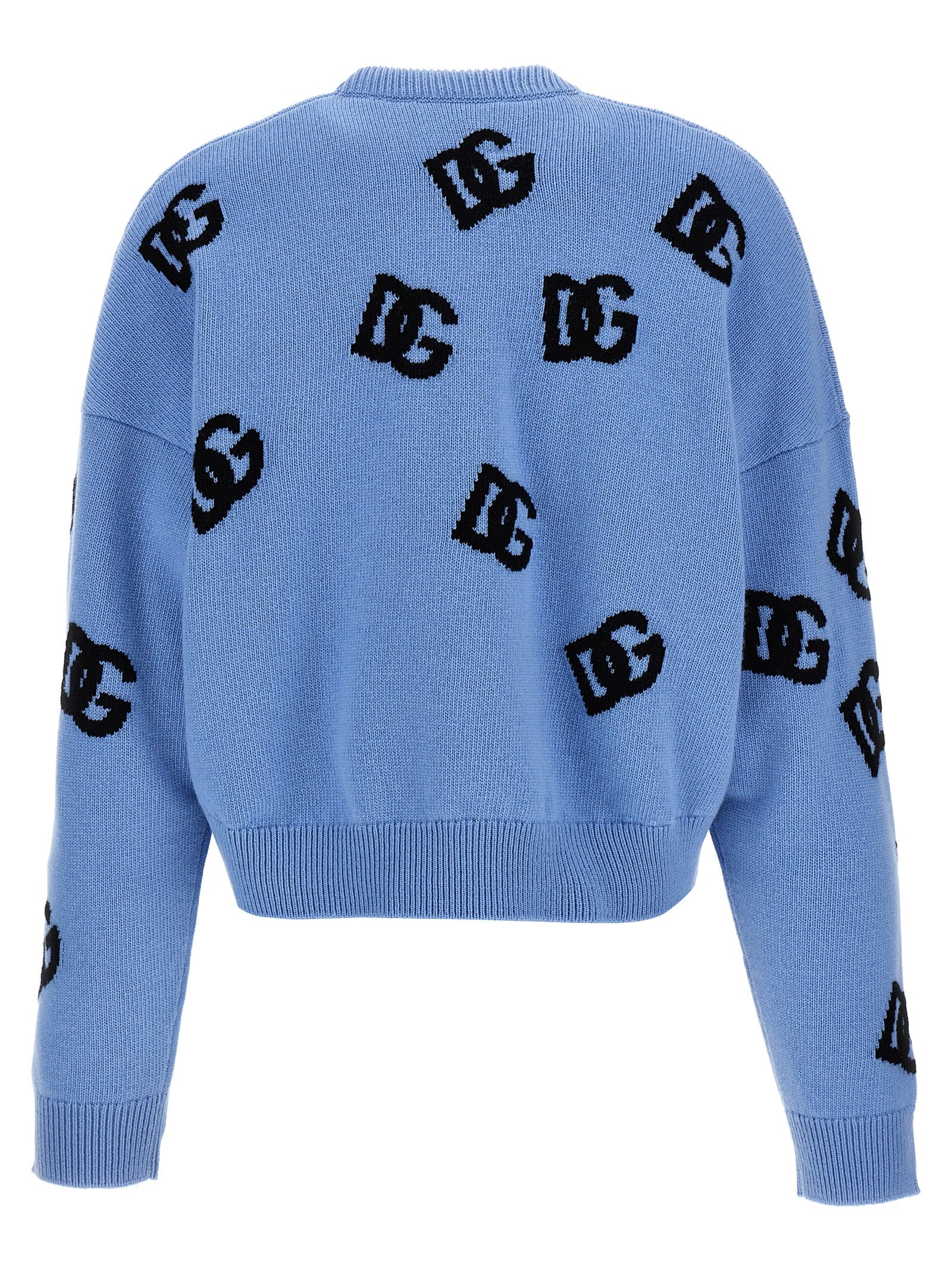 Dolce & Gabbana Jacquard Logo Sweater