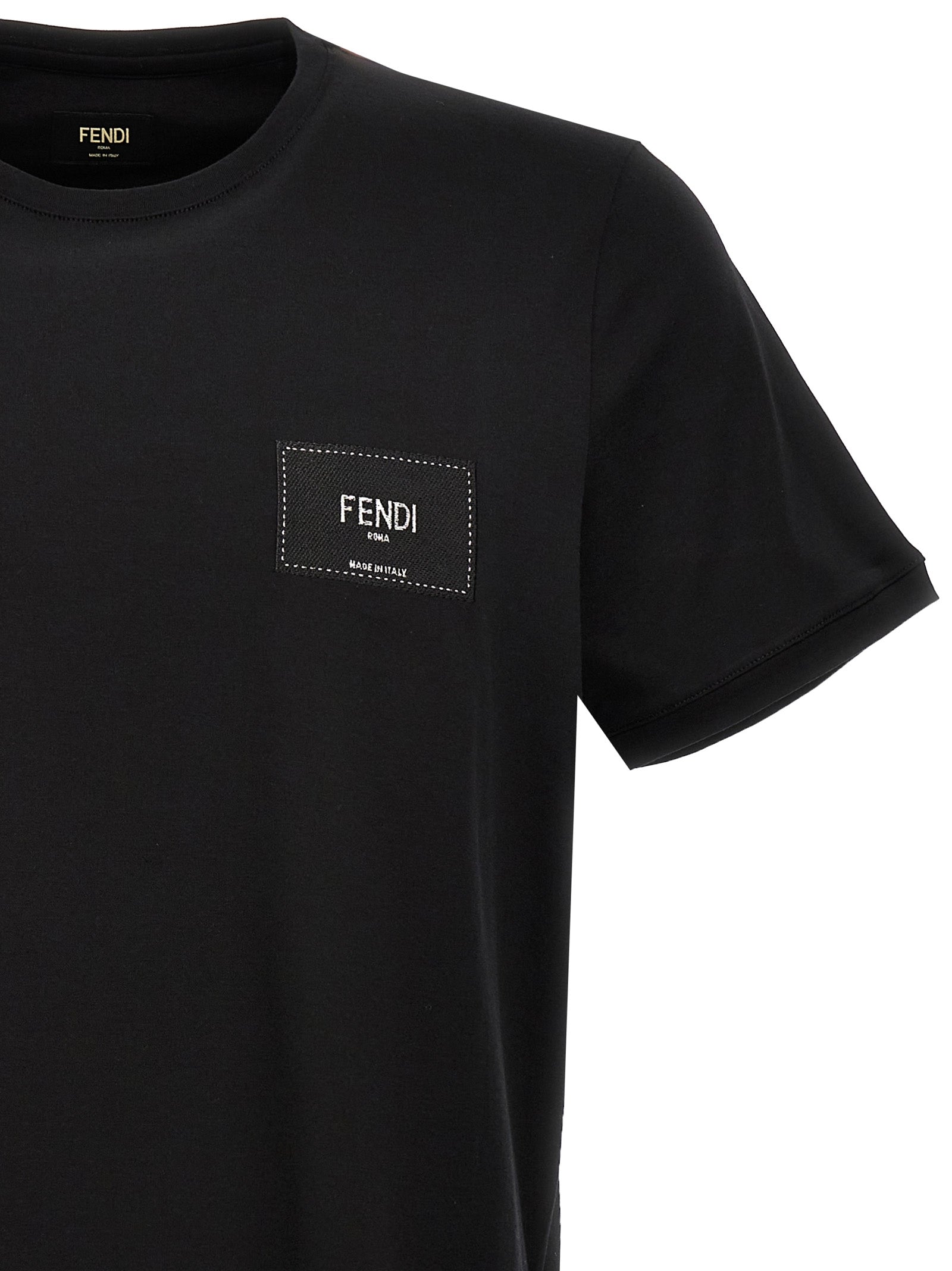 Fendi Logo Patch T-Shirt