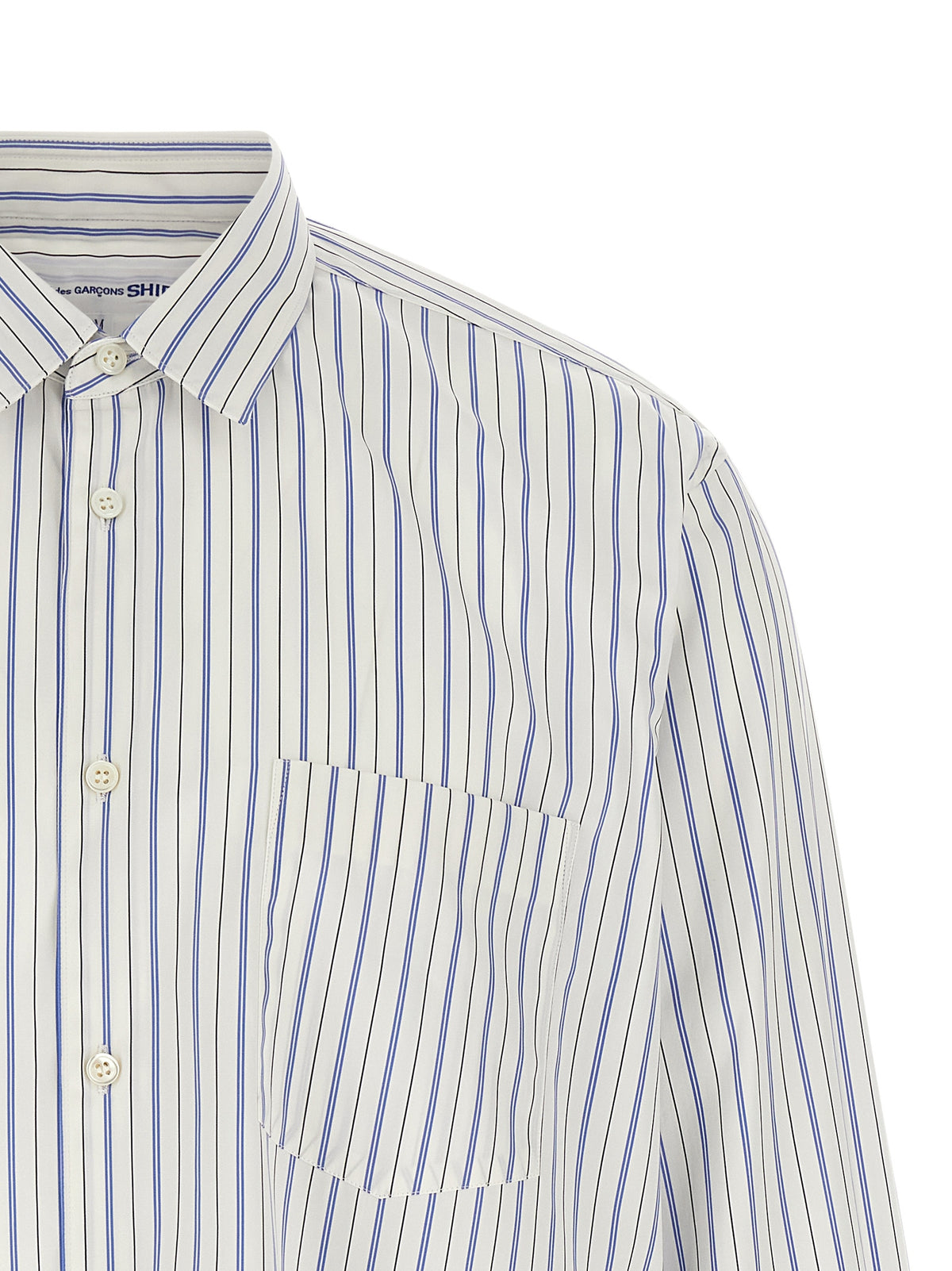 Comme Des Garcons Shirt Solid Color Insert Shirt