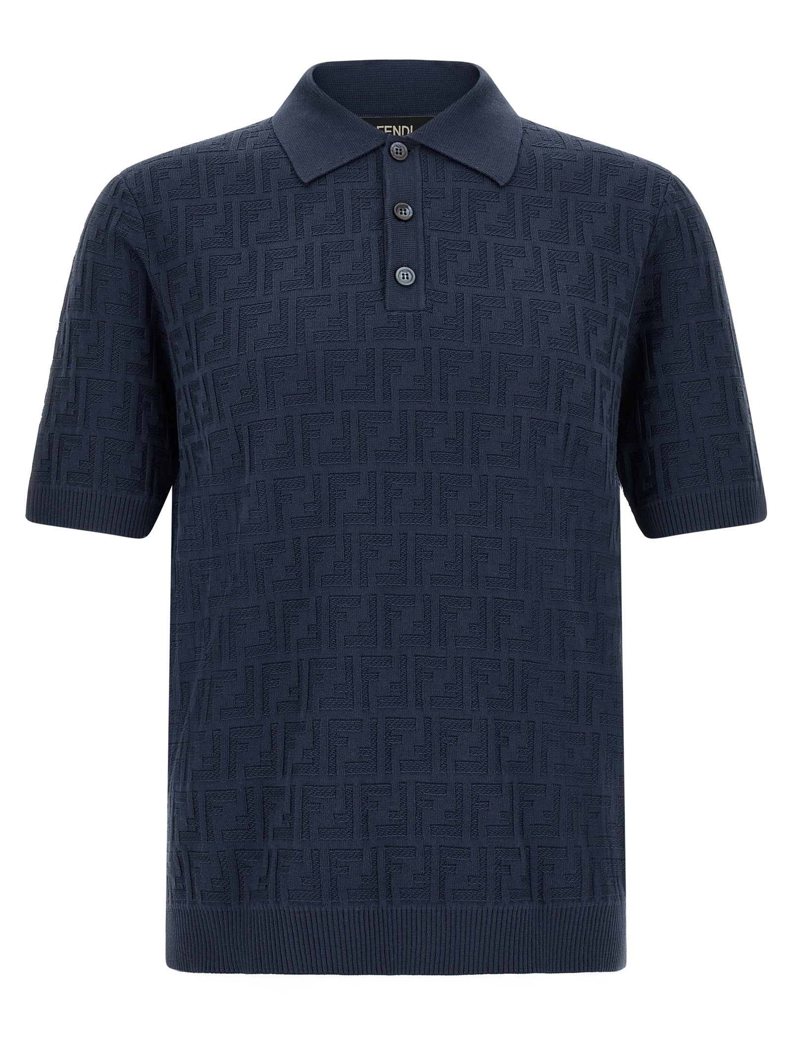 Fendi Ff Cotton Polo Shirt
