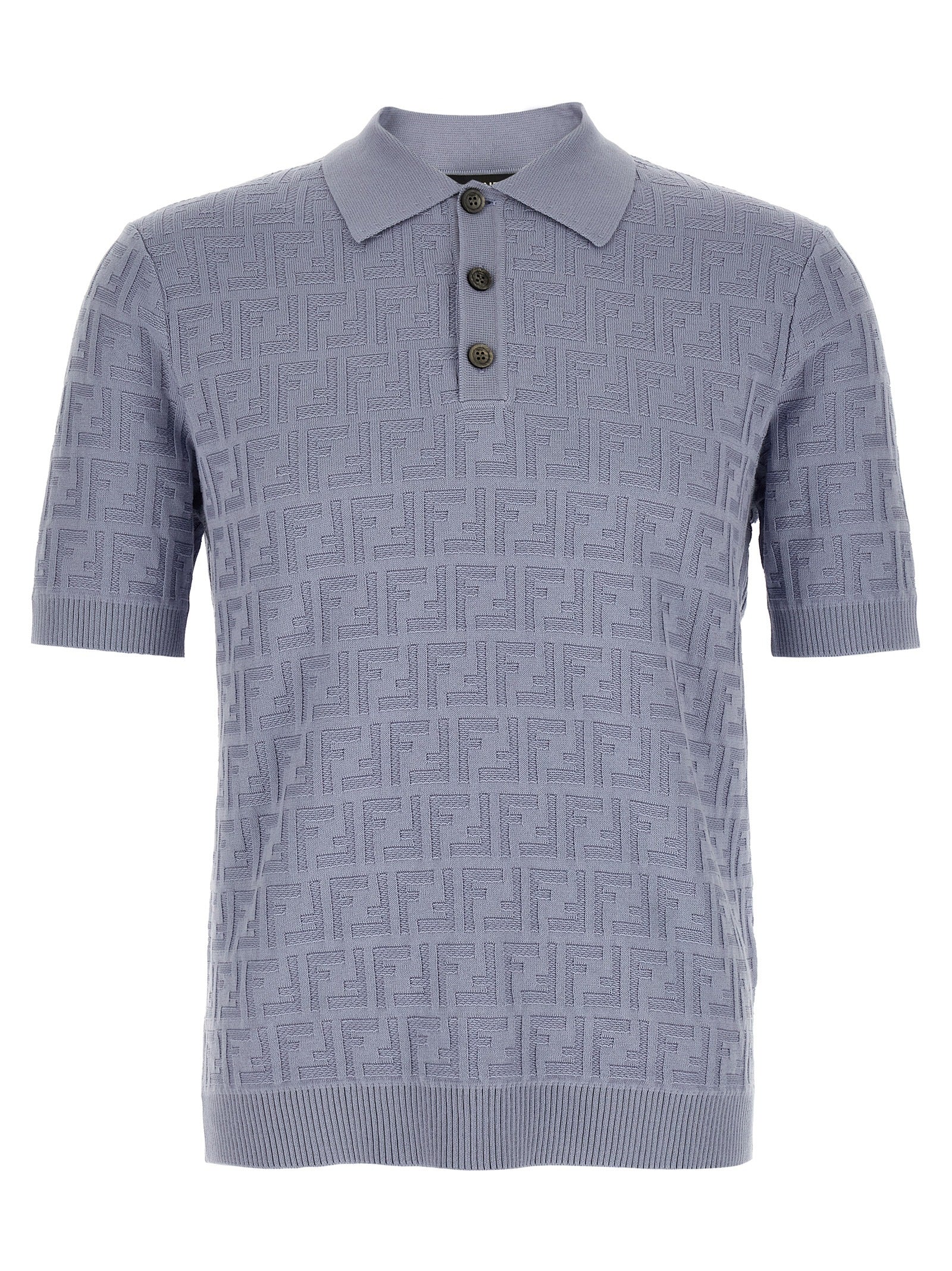 Fendi Ff Cotton Polo Shirt