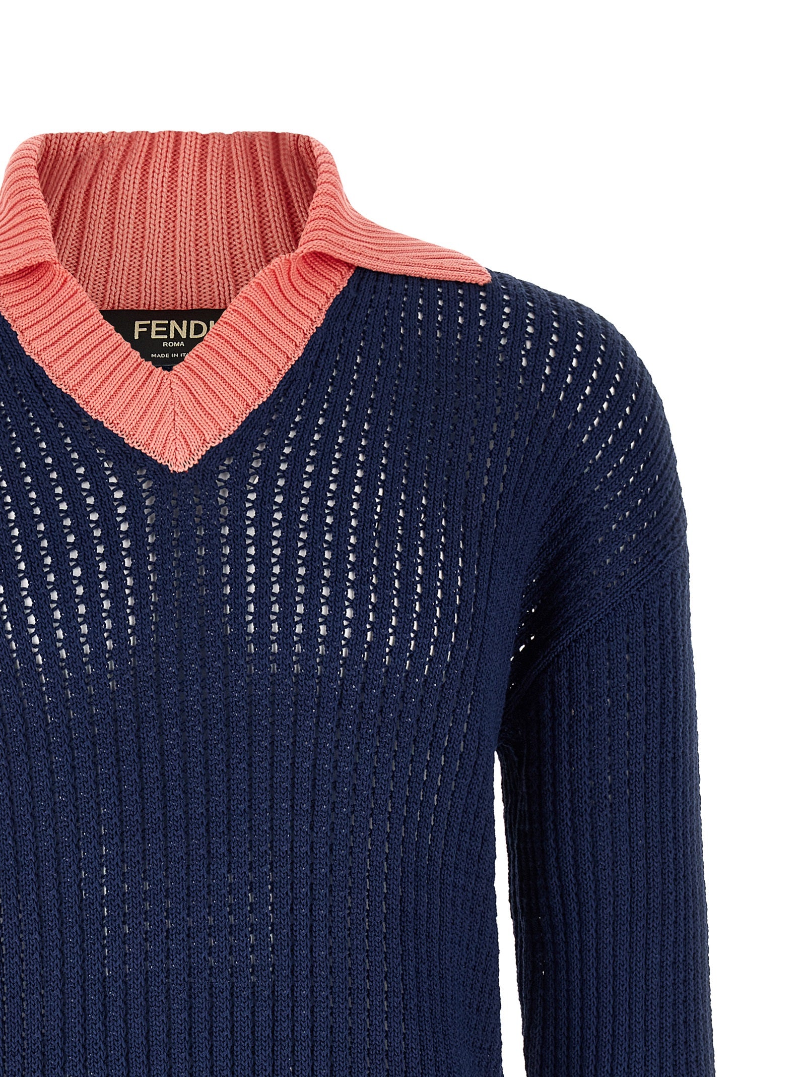 Fendi Cablé Braided Sweater