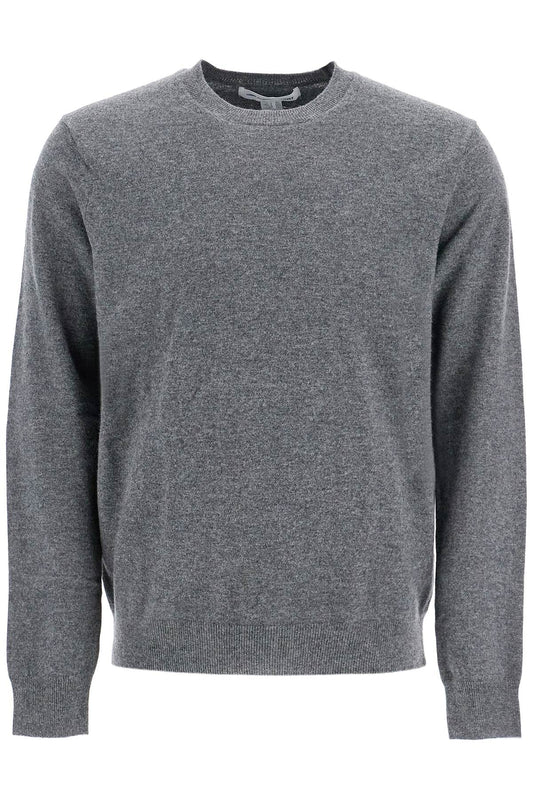 Comme Des Garcons Shirt Wool Crewneck Pullover Grey