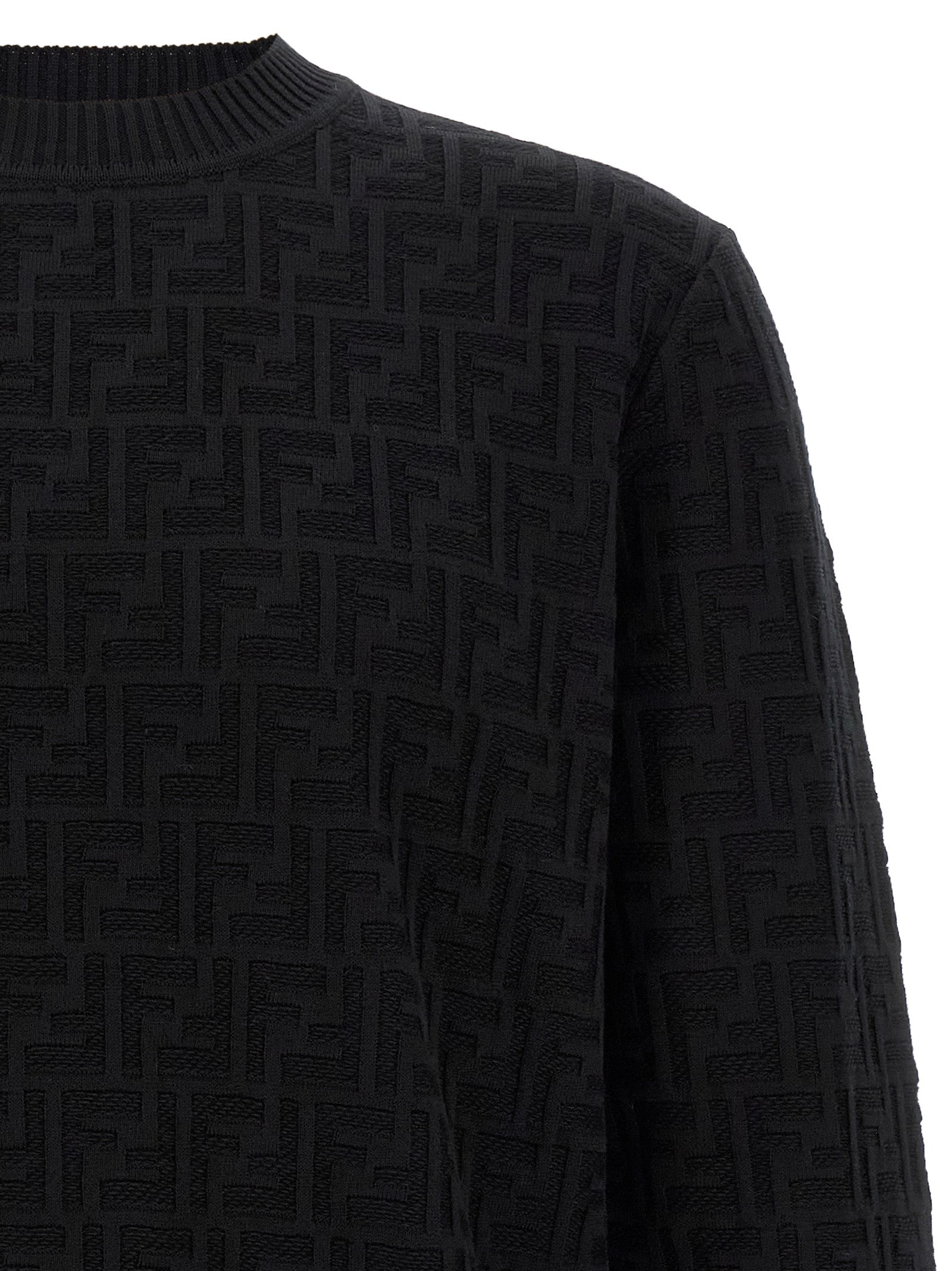 Fendi Ff Jacquard Sweater
