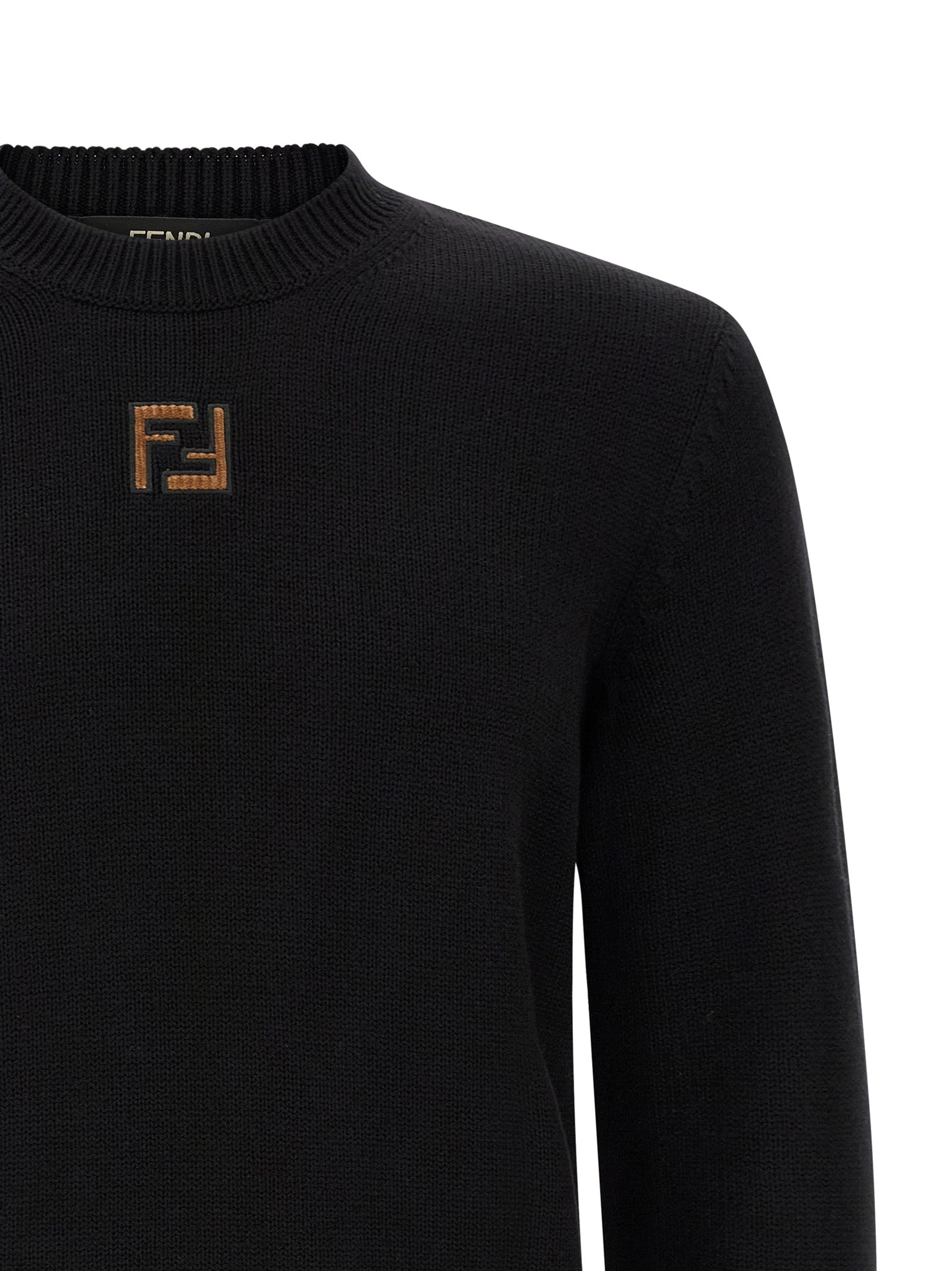 Fendi Ff Velvet Micro Sweater