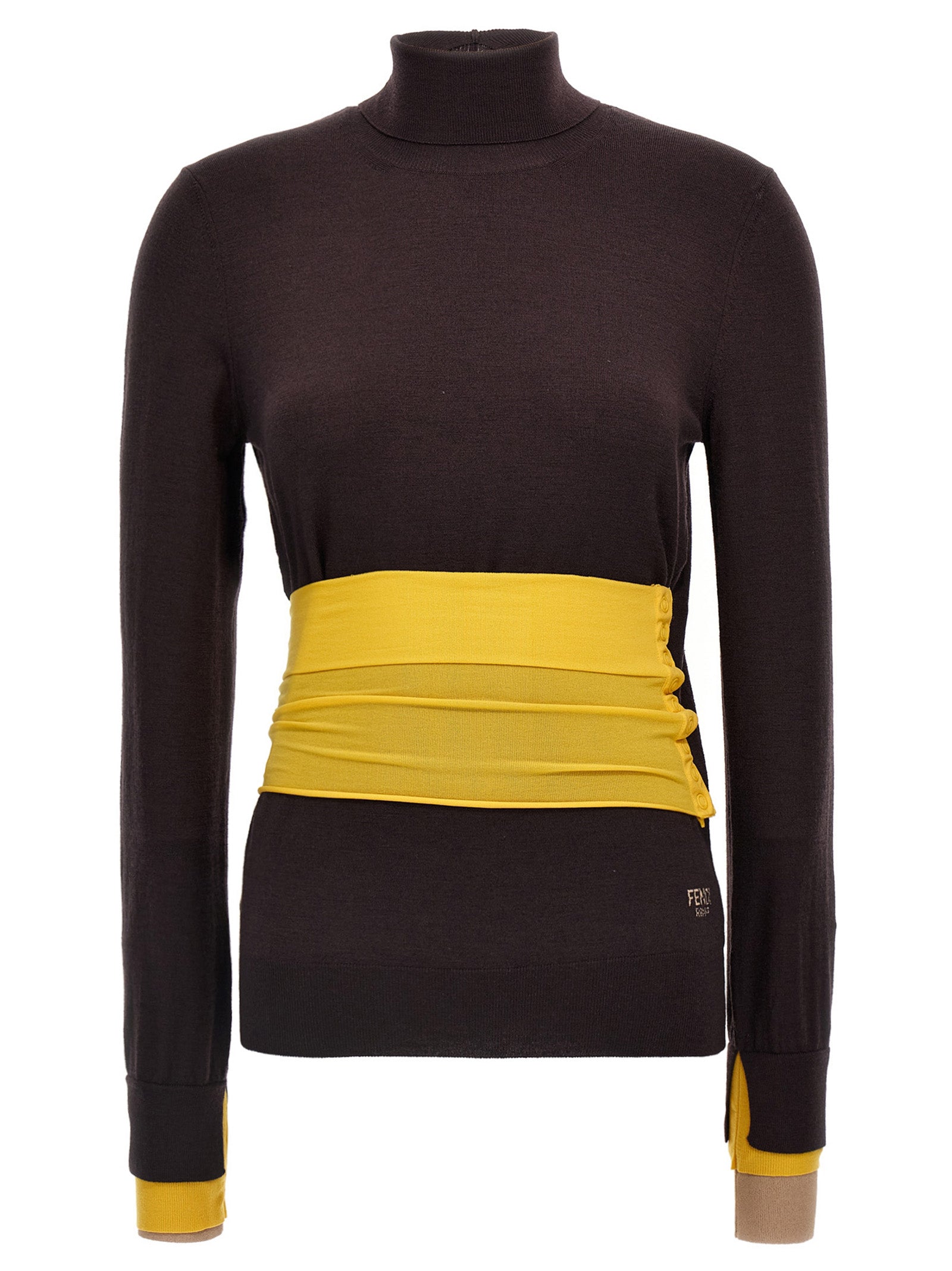 Fendi Wool Turtleneck Sweater