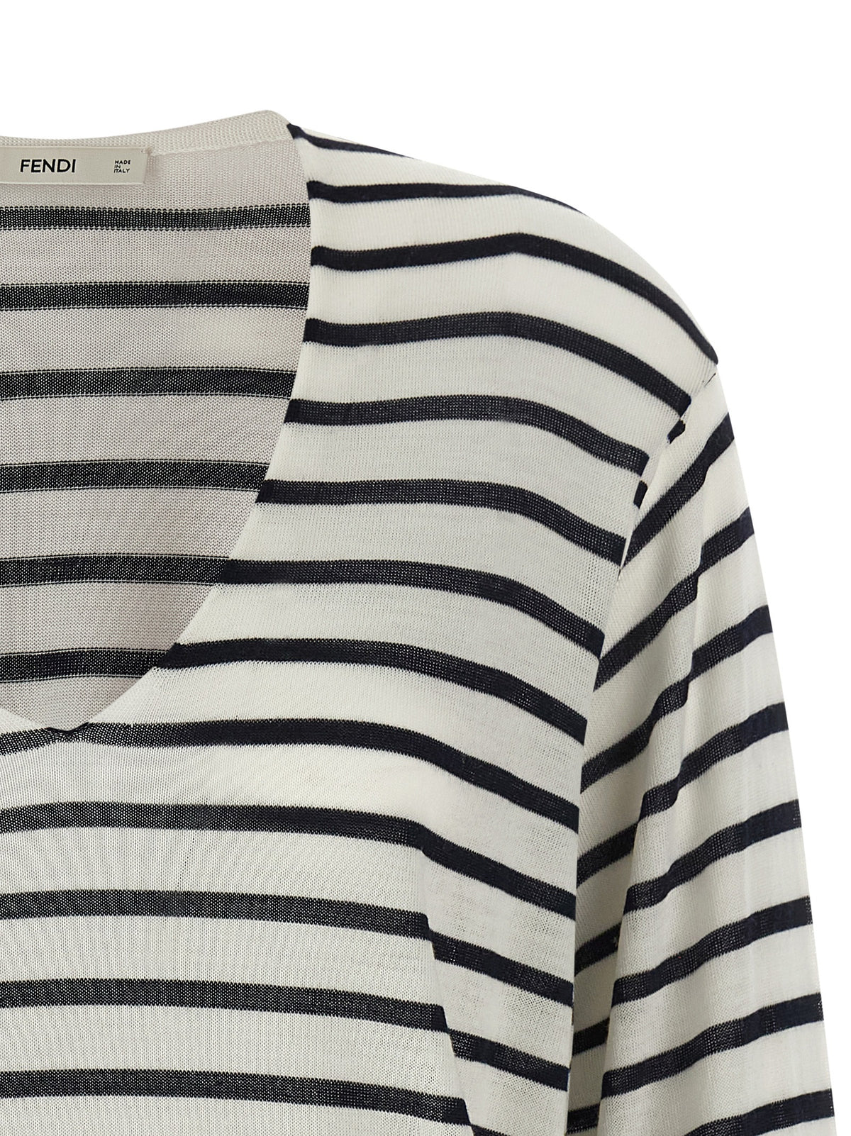 Fendi Striped Wool Sweater