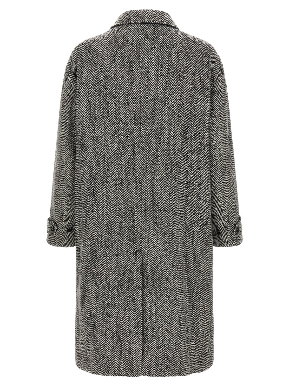 Dolce&Gabbana 'Chevron' Wool Coat