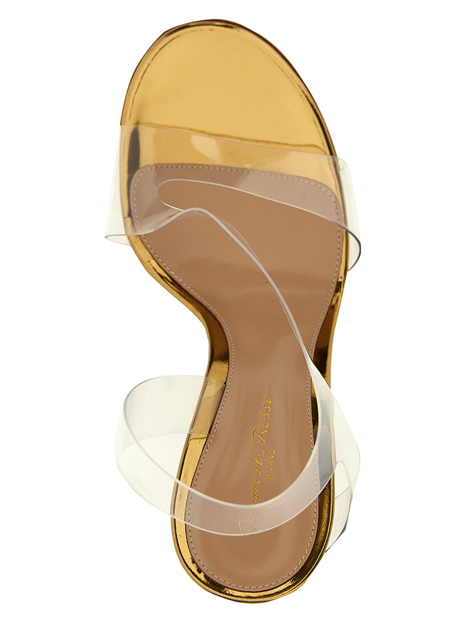 Gianvito Rossi Laminated Leather Pvc Sandals