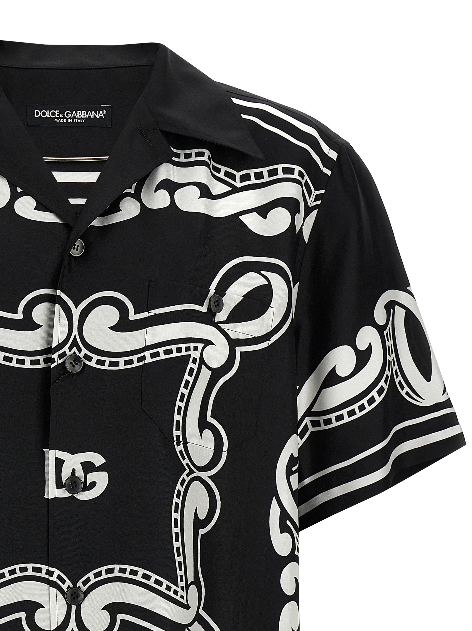 Dolce & Gabbana Bandana Silk Shirt