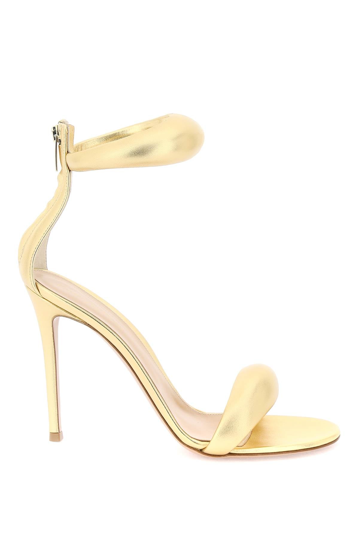 Gianvito Rossi Laminated Leather Bijoux Sandals