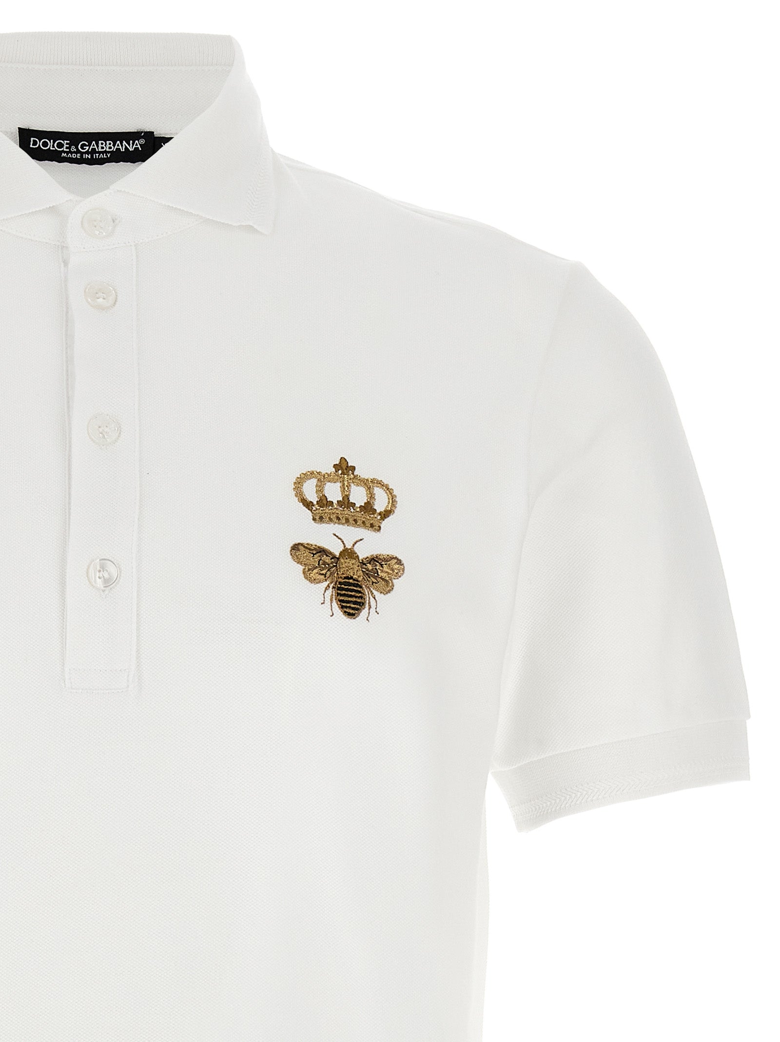 Dolce & Gabbana Logo Embroidery Polo Shirt