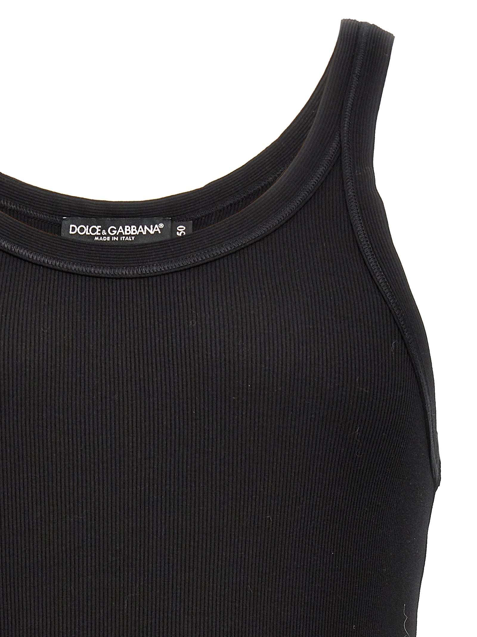 Dolce & Gabbana Ribbed Tank Top