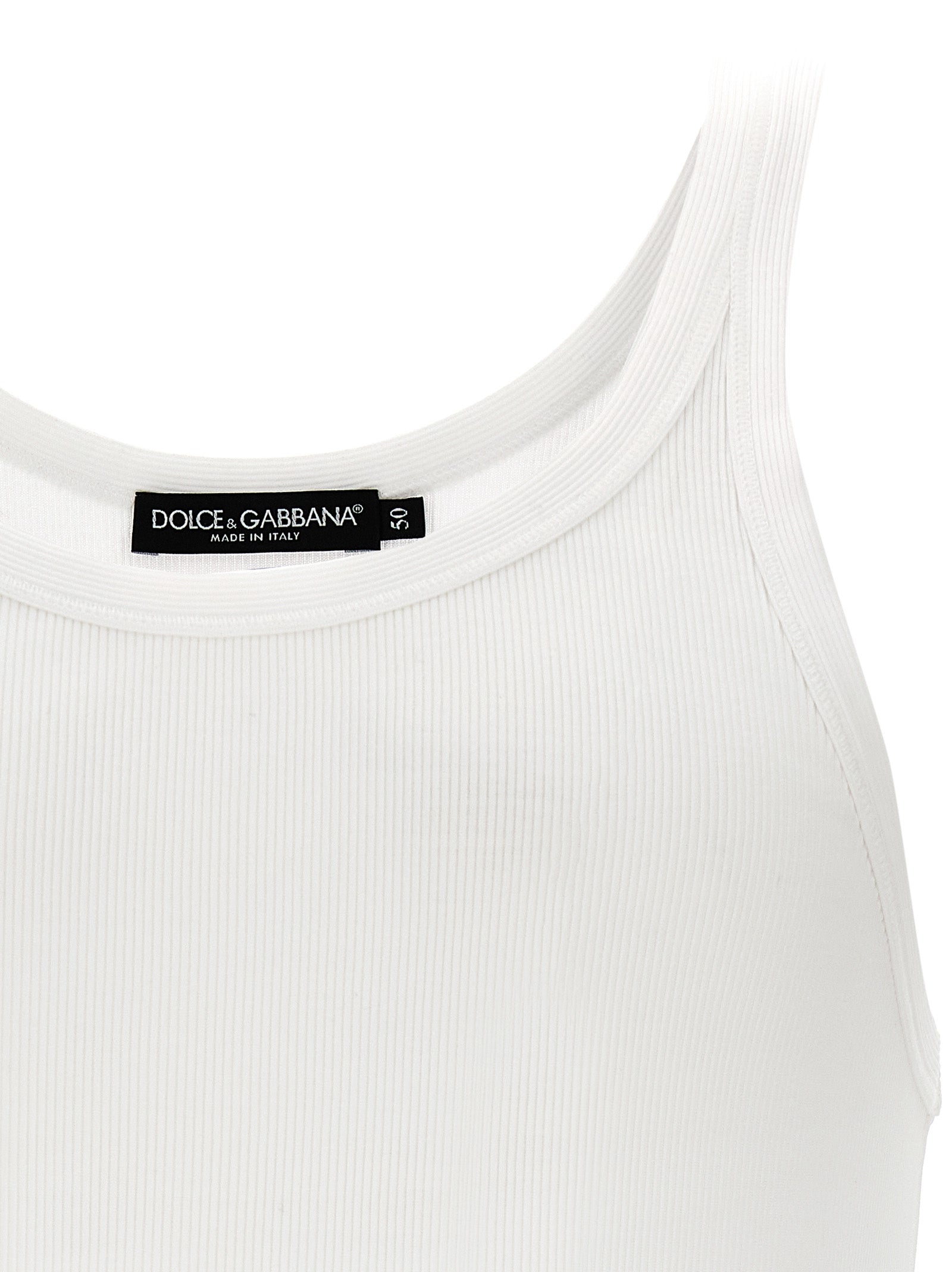 Dolce & Gabbana Ribbed Tank Top