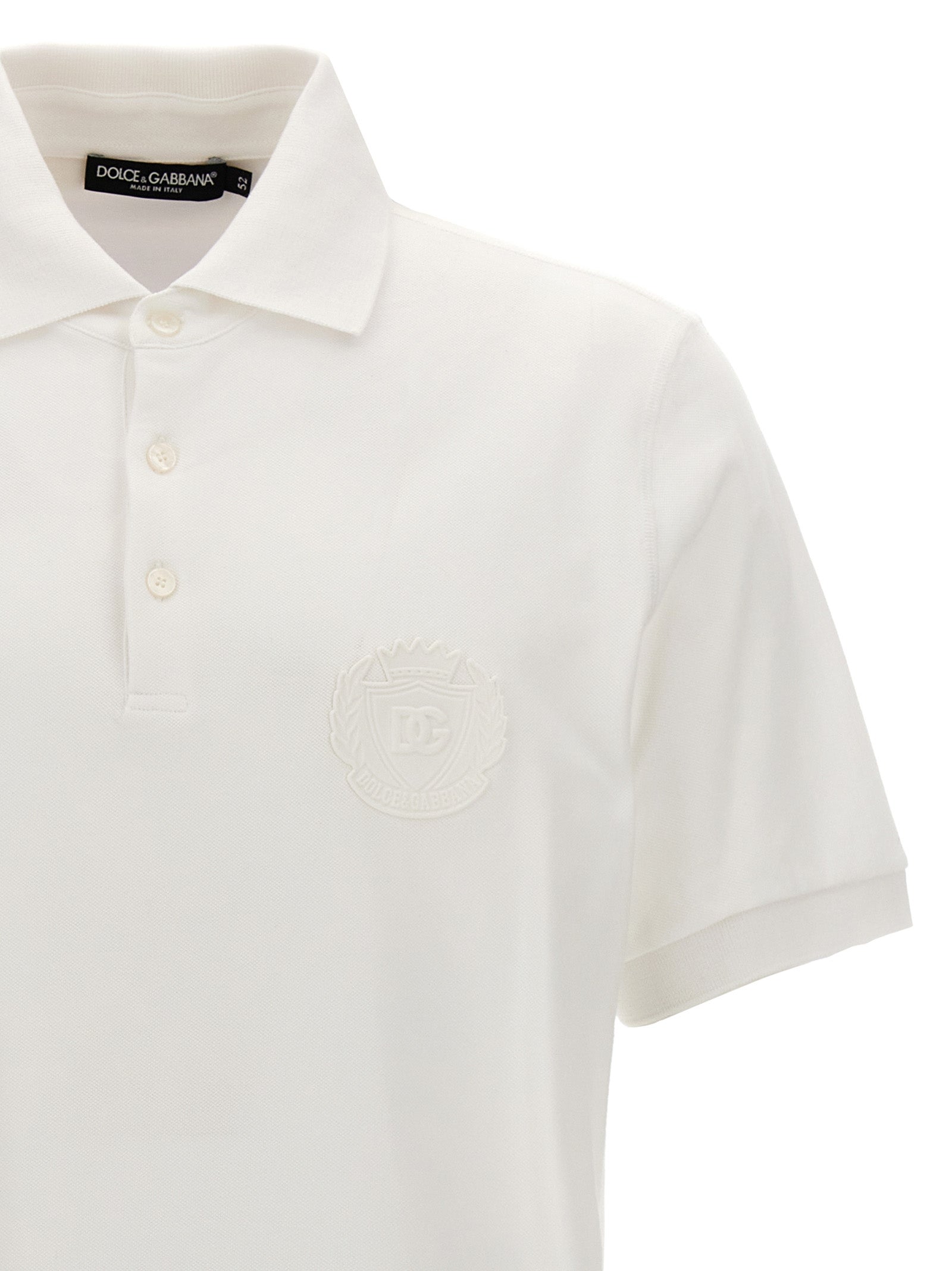 Dolce & Gabbana Logo Patch Polo Shirt