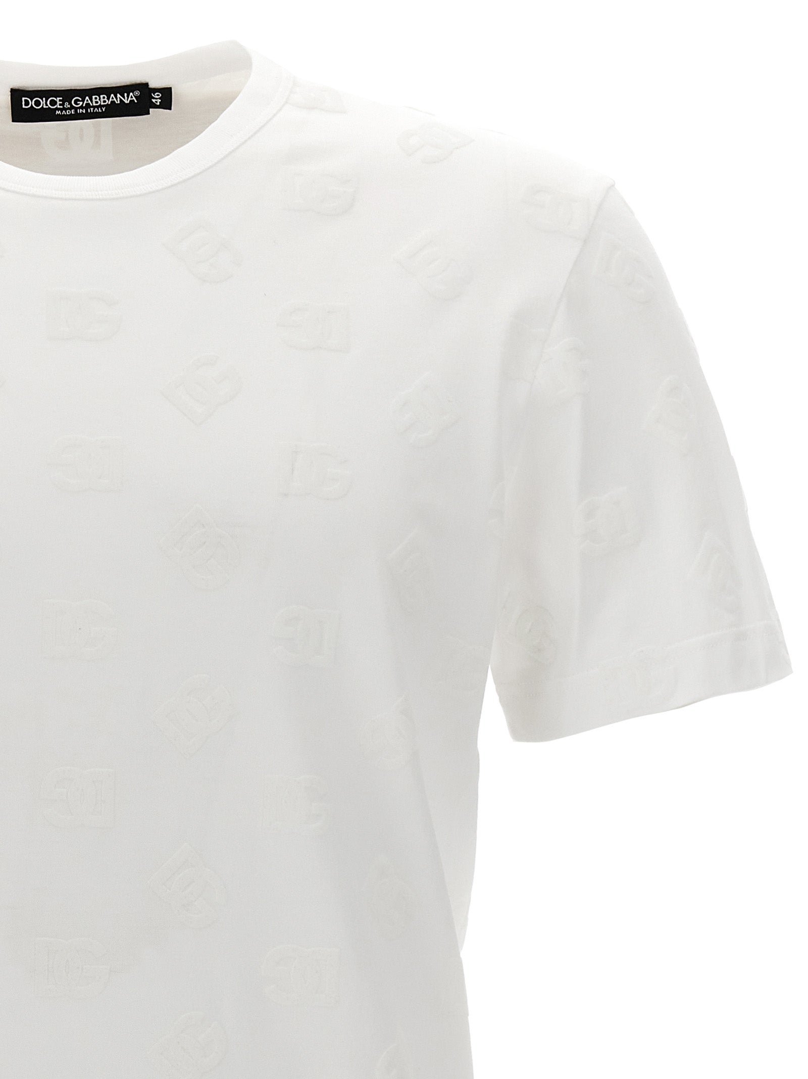 Dolce & Gabbana Flocked Logo T-Shirt