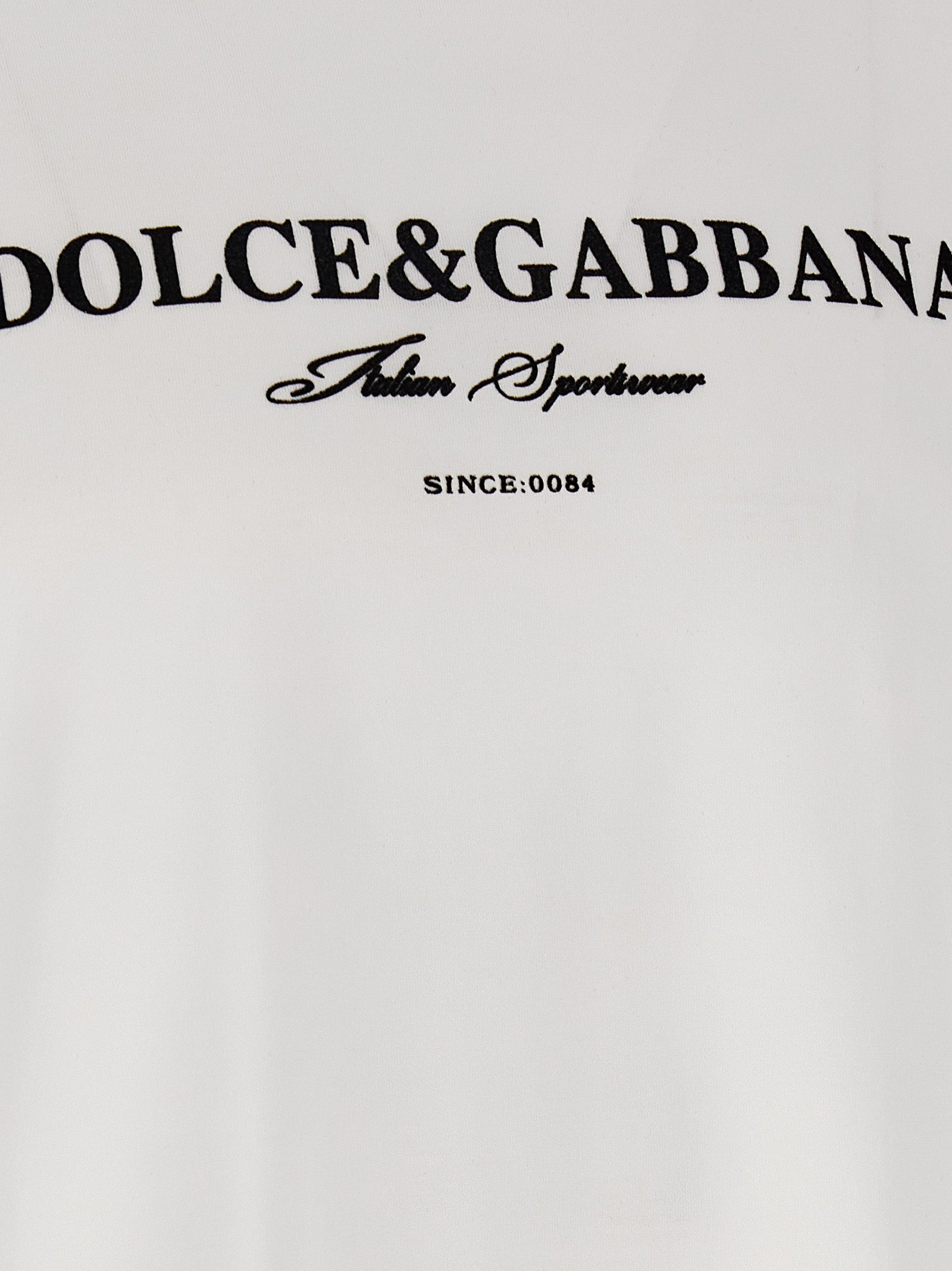 Dolce & Gabbana Flock Print T-Shirt