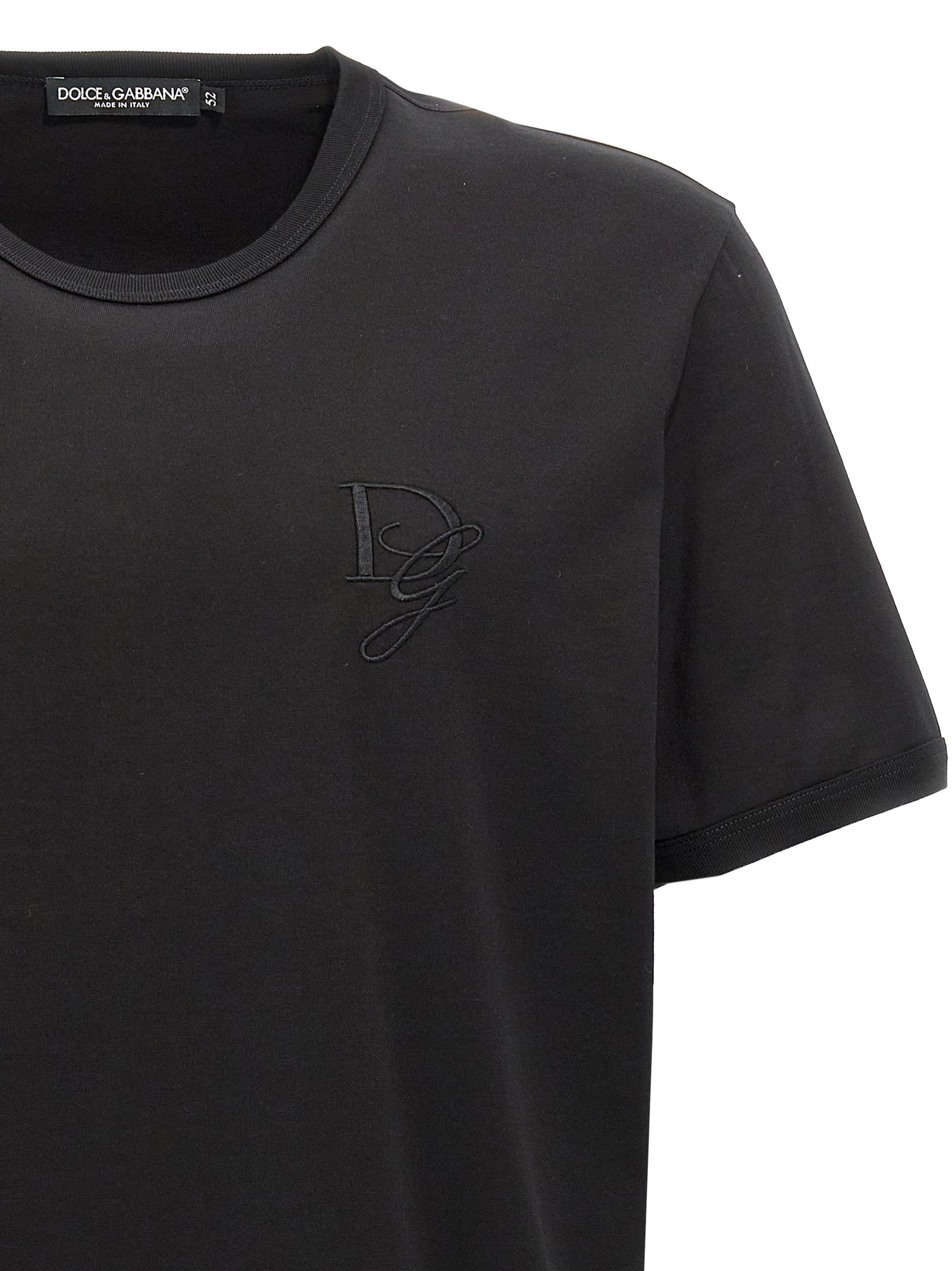 Dolce & Gabbana Logo Embroidery T-Shirt