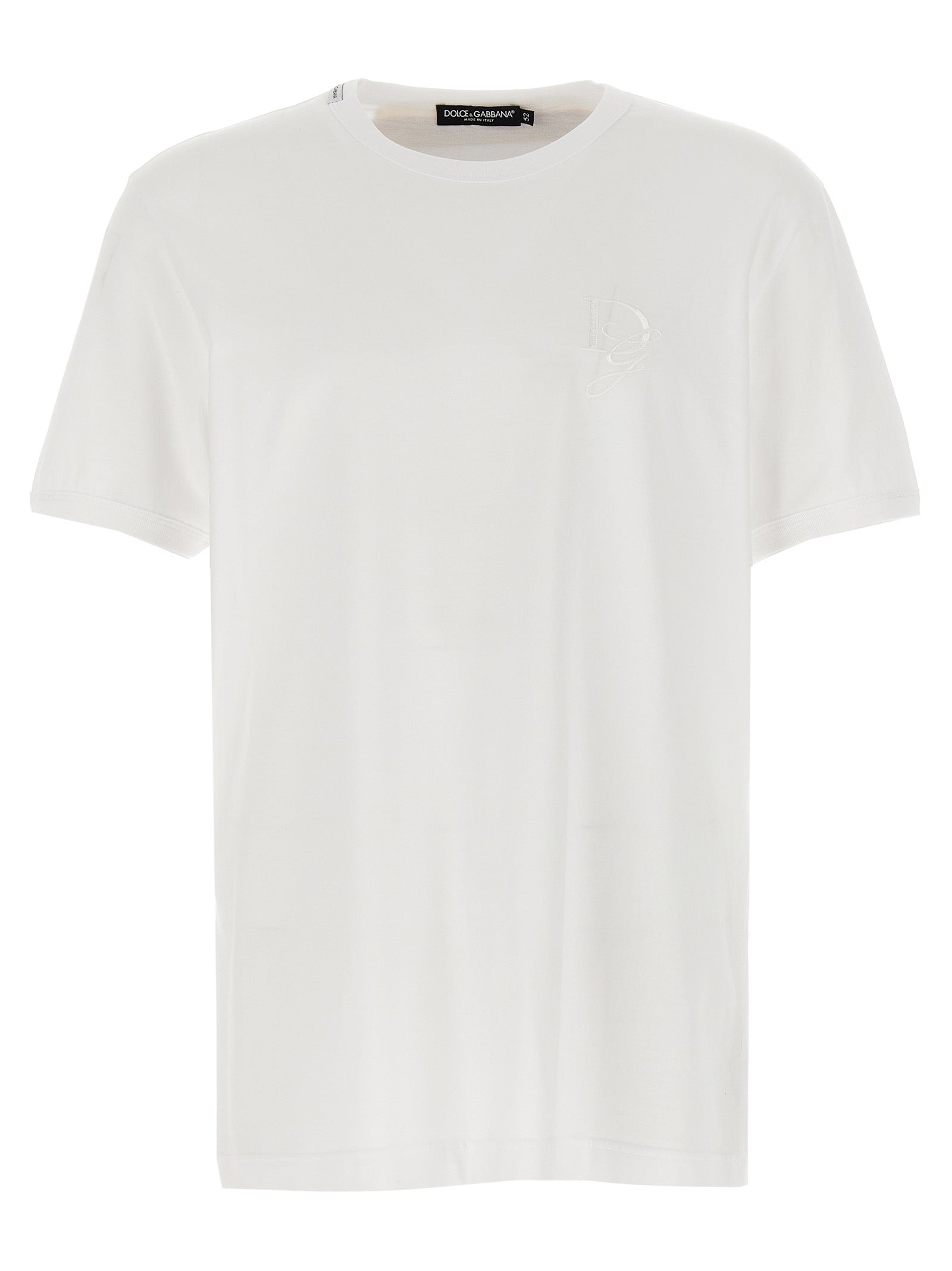 Dolce & Gabbana Logo Embroidery T-Shirt