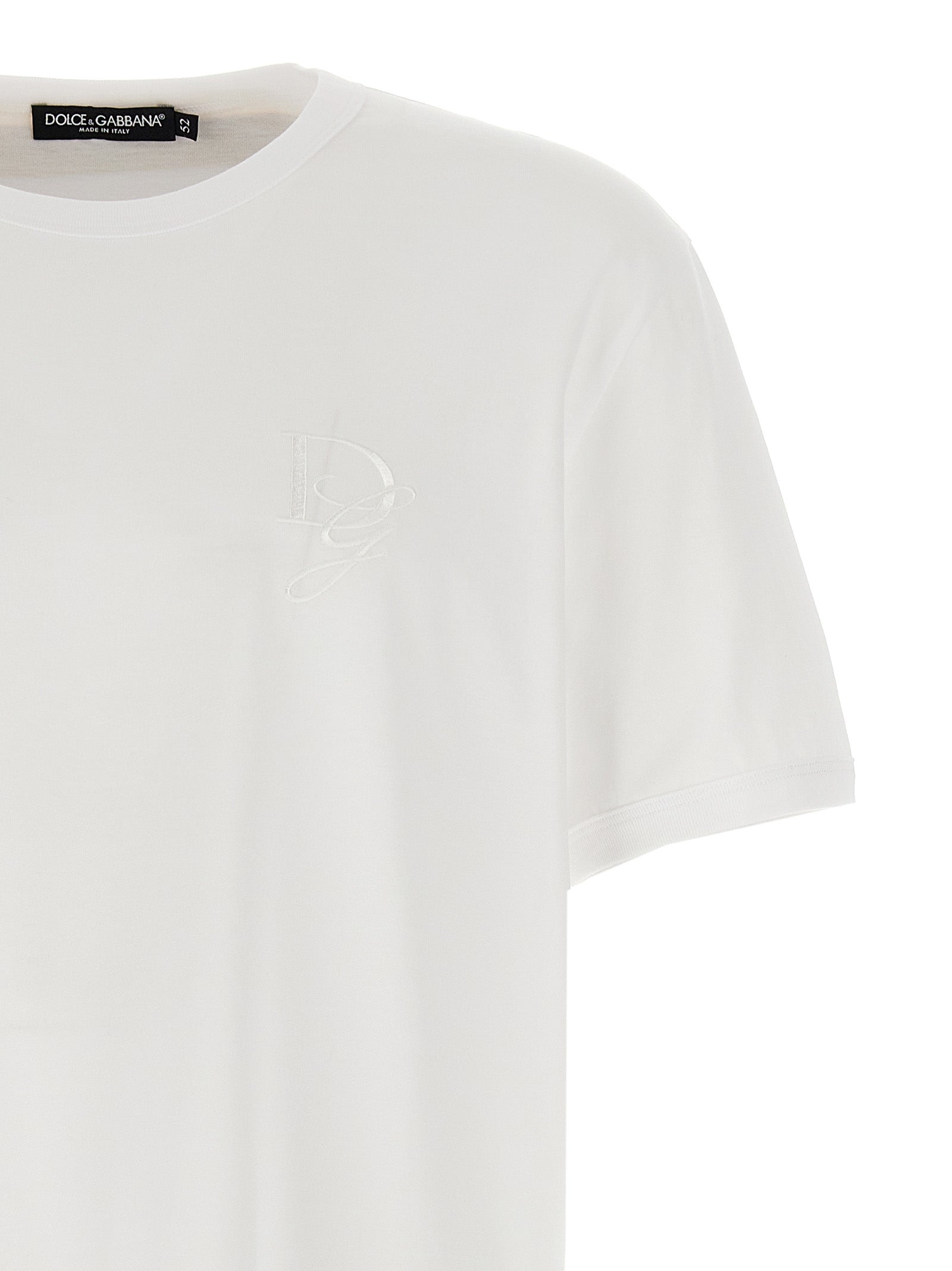 Dolce & Gabbana Logo Embroidery T-Shirt