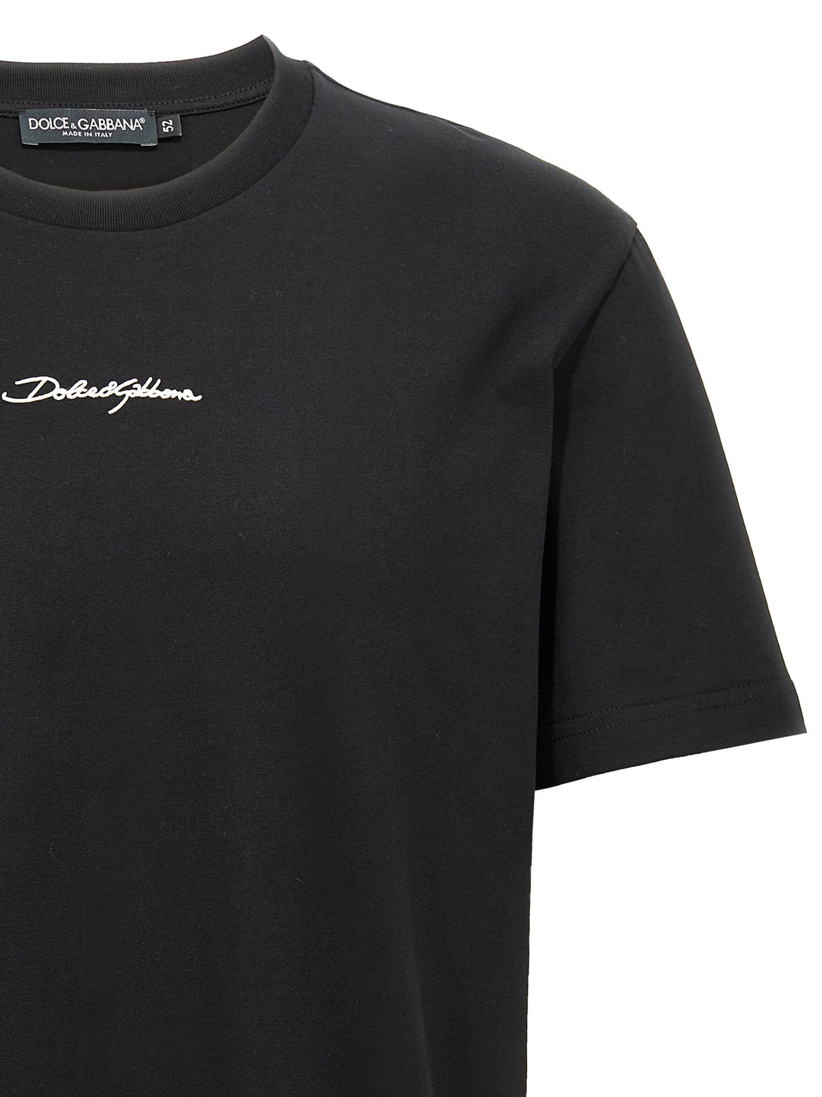 Dolce & Gabbana Logo Embroidery T-Shirt