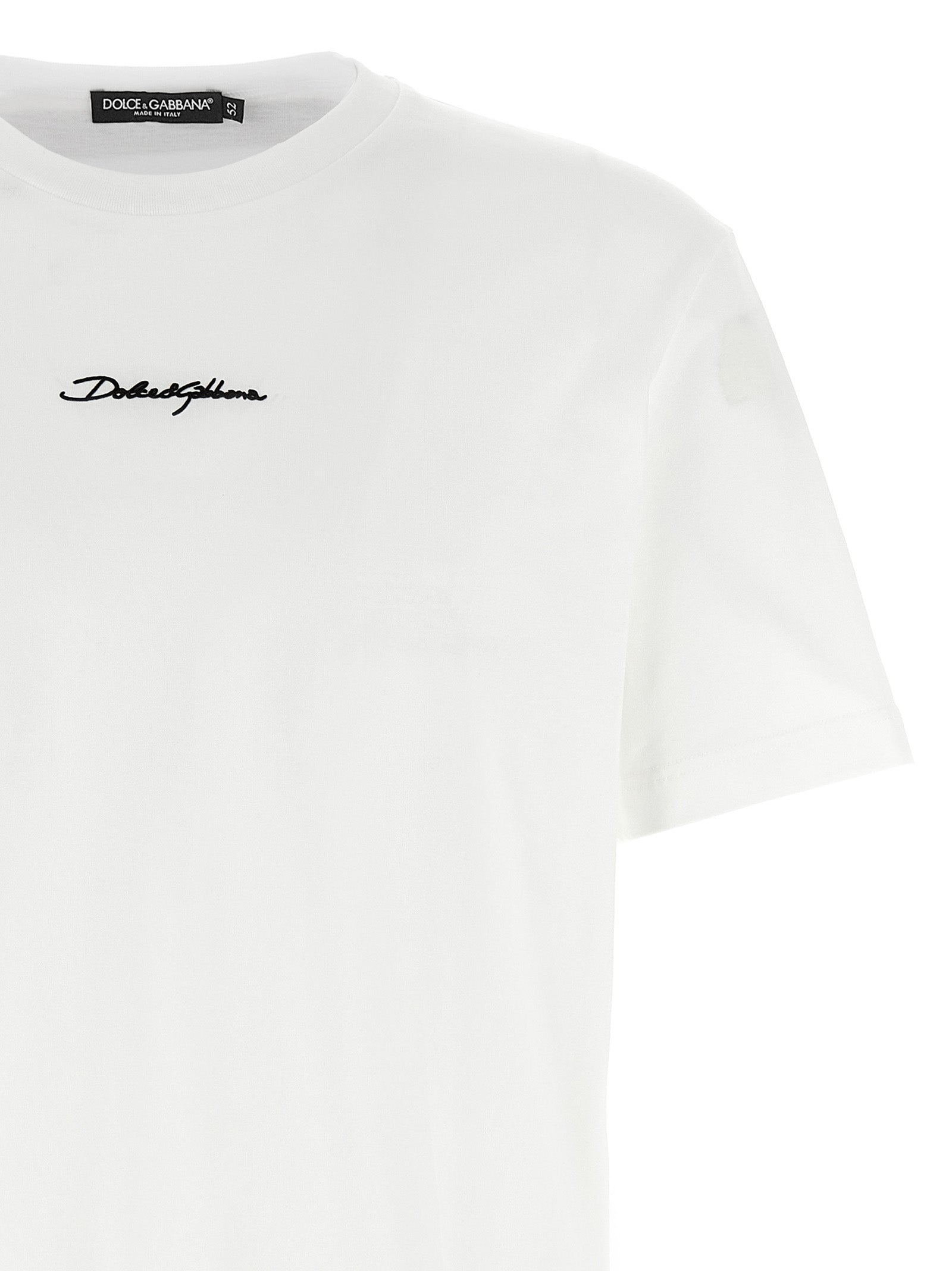 Dolce & Gabbana Logo Embroidery T-Shirt