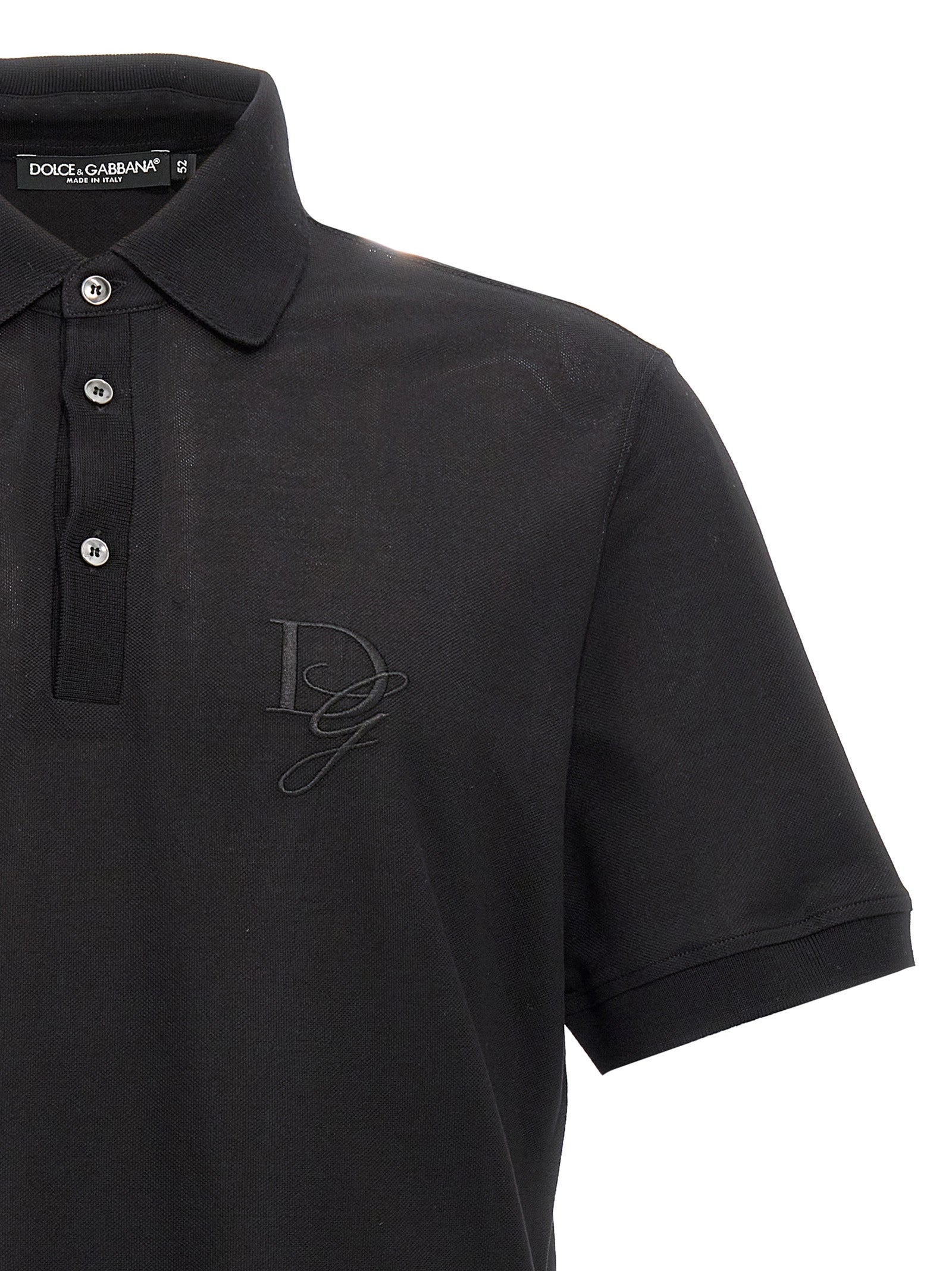 Dolce & Gabbana Logo Embroidery Polo Shirt